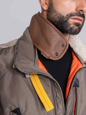 PJS PARAJUMPERS BOMBER FIRE 0128 SLATE MUD