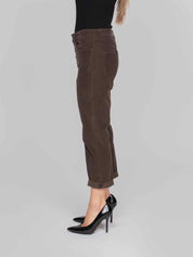 DONDUP PANTALONE KOONS 737 CIOCCOLATO