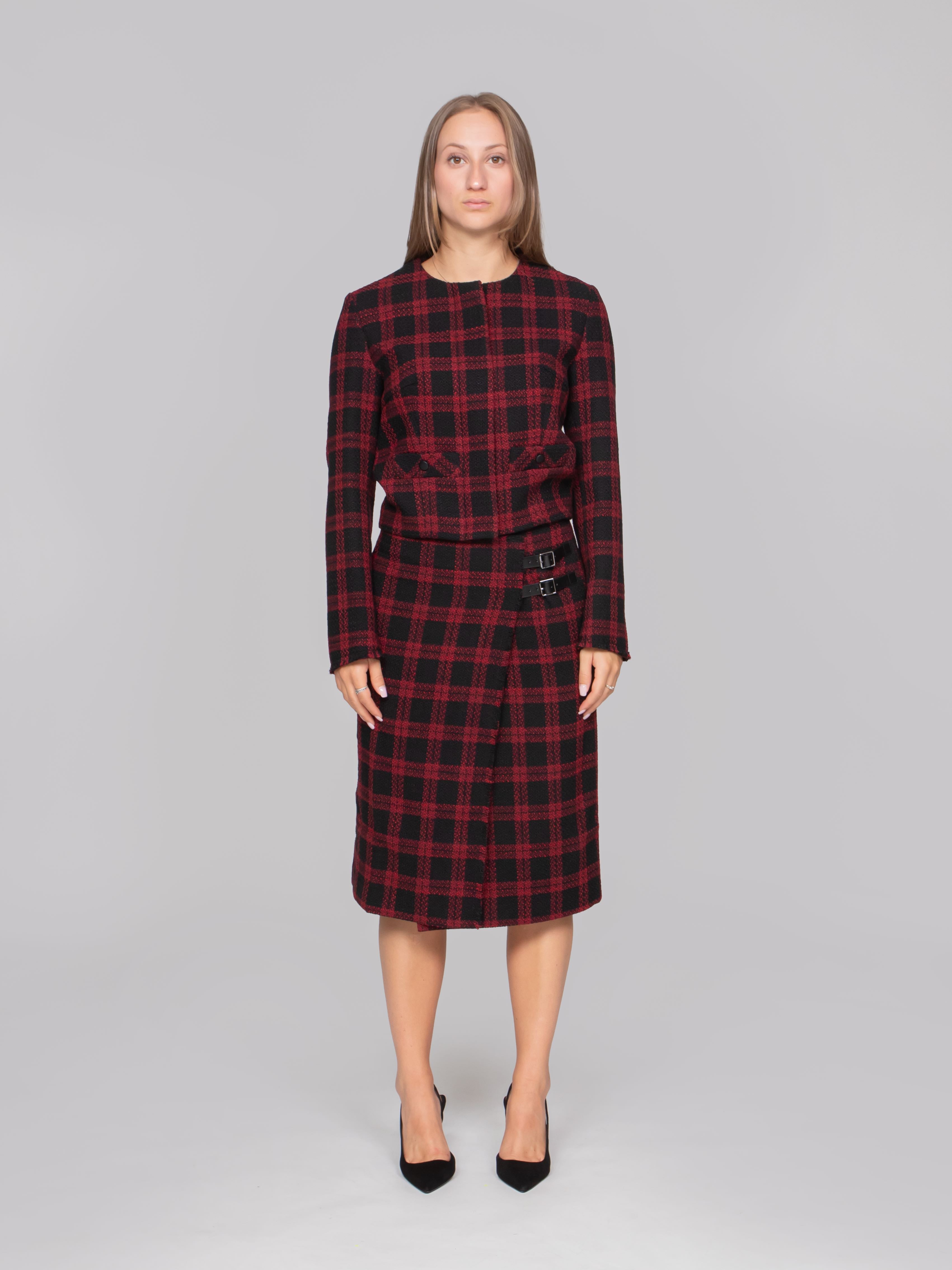 PINKO GIACCA ZR4 NERO/ROSSO
