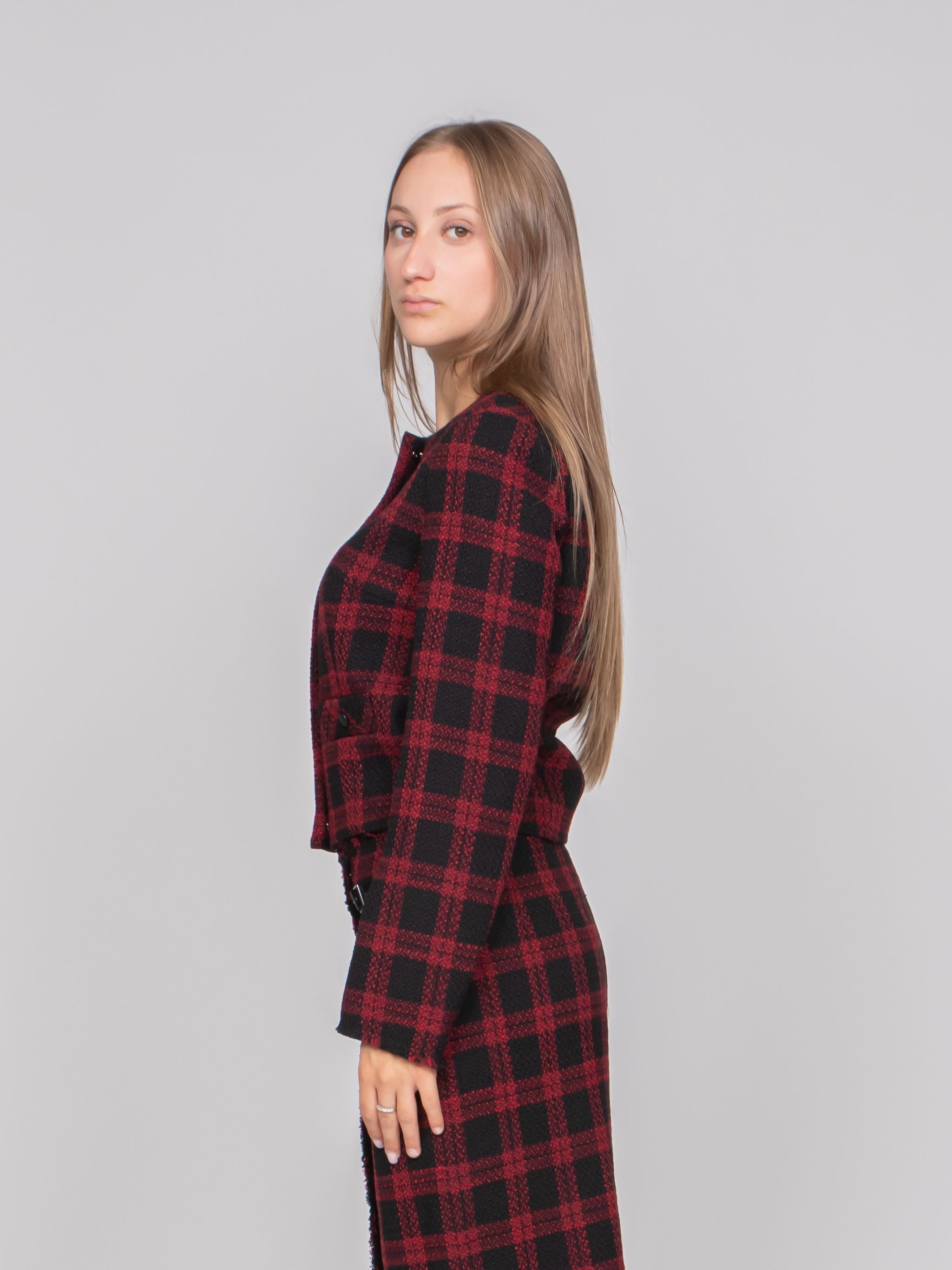 PINKO GIACCA ZR4 NERO/ROSSO