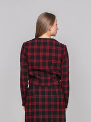 PINKO GIACCA ZR4 NERO/ROSSO