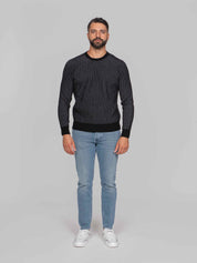 BALLANTYNE MAGLIA 95539 BLACK/GREY
