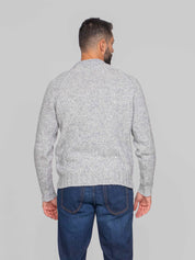 BALLANTYNE MAGLIA GIROCOLLO 95393 GREY/WHITE