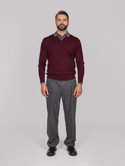 PAOLO PECORA MAGLIA A POLO U781 AMETISTA/GREY