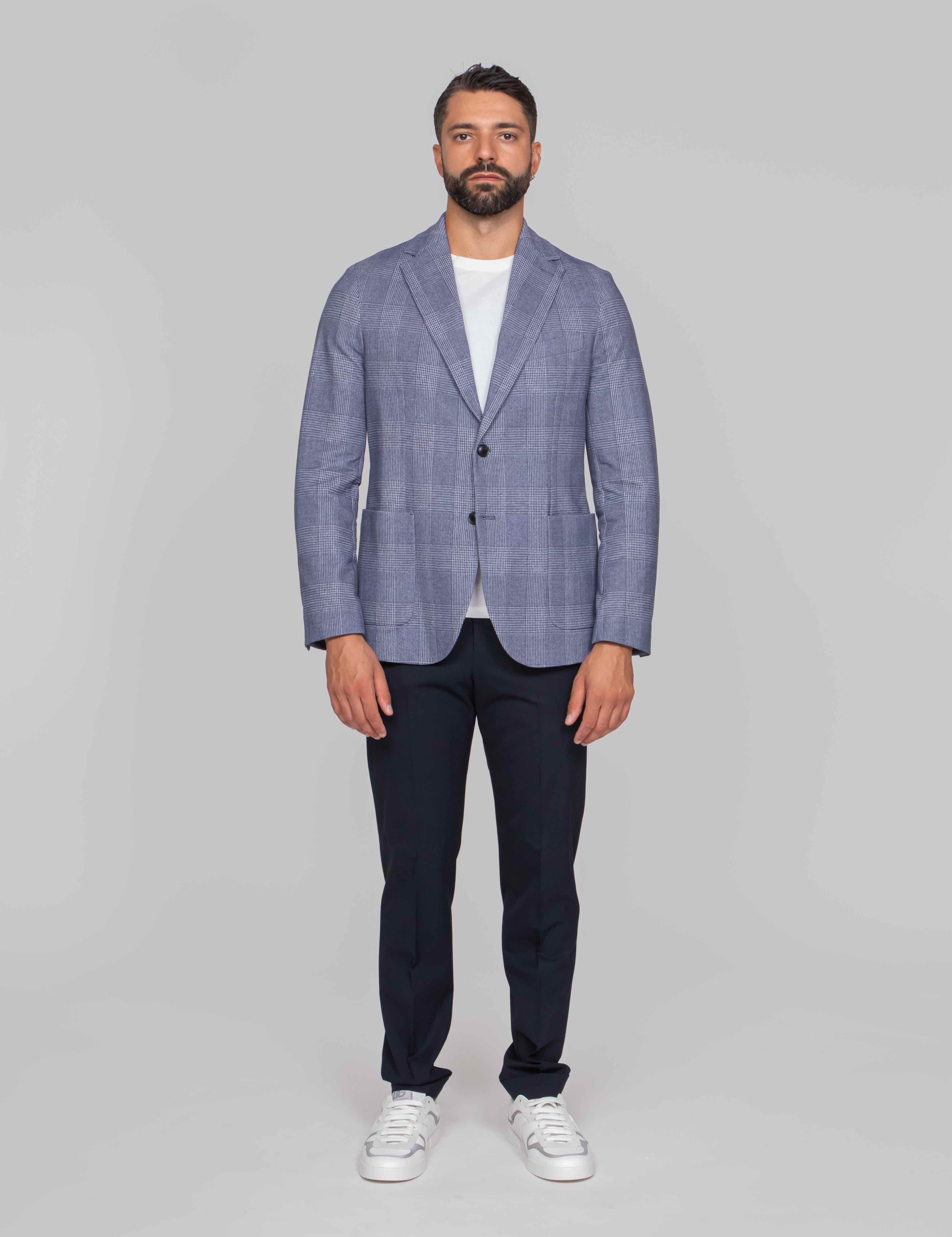 CIRCOLO 1901 GIACCA SPECIAL PRINT BLUE