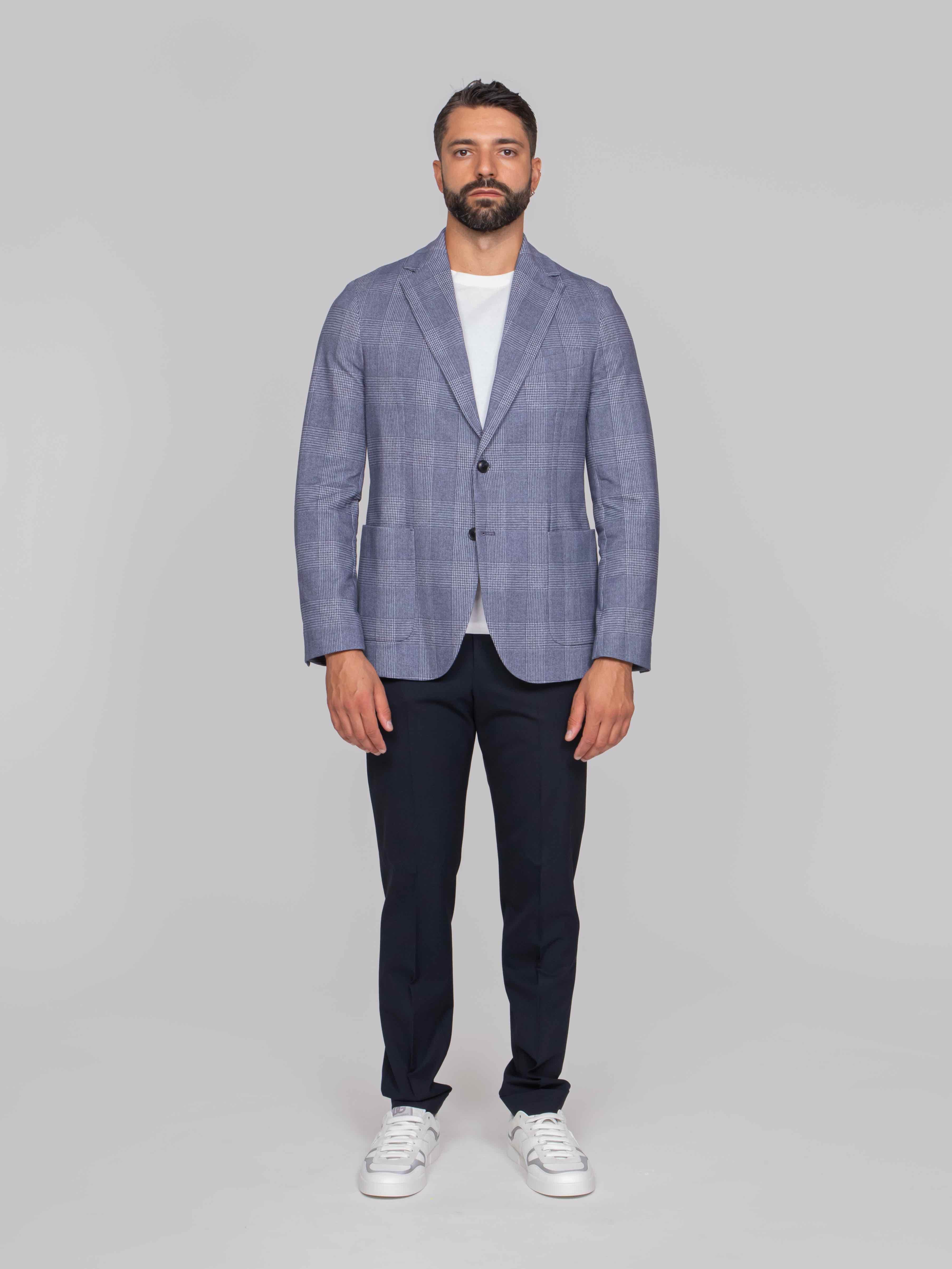 CIRCOLO 1901 GIACCA SPECIAL PRINT BLUE