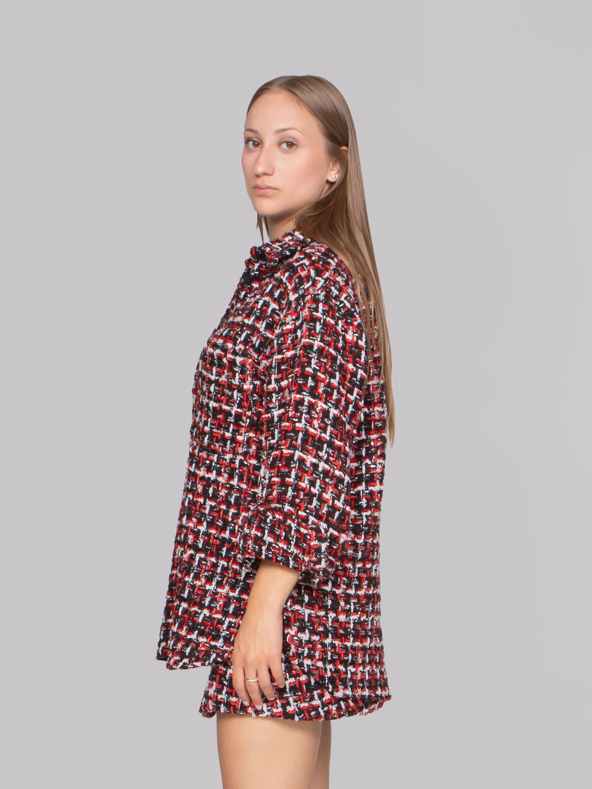 IRO CAMICIA BLK48 BLACK/RED