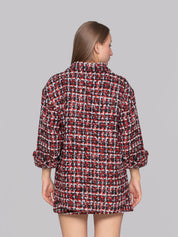 IRO CAMICIA BLK48 BLACK/RED