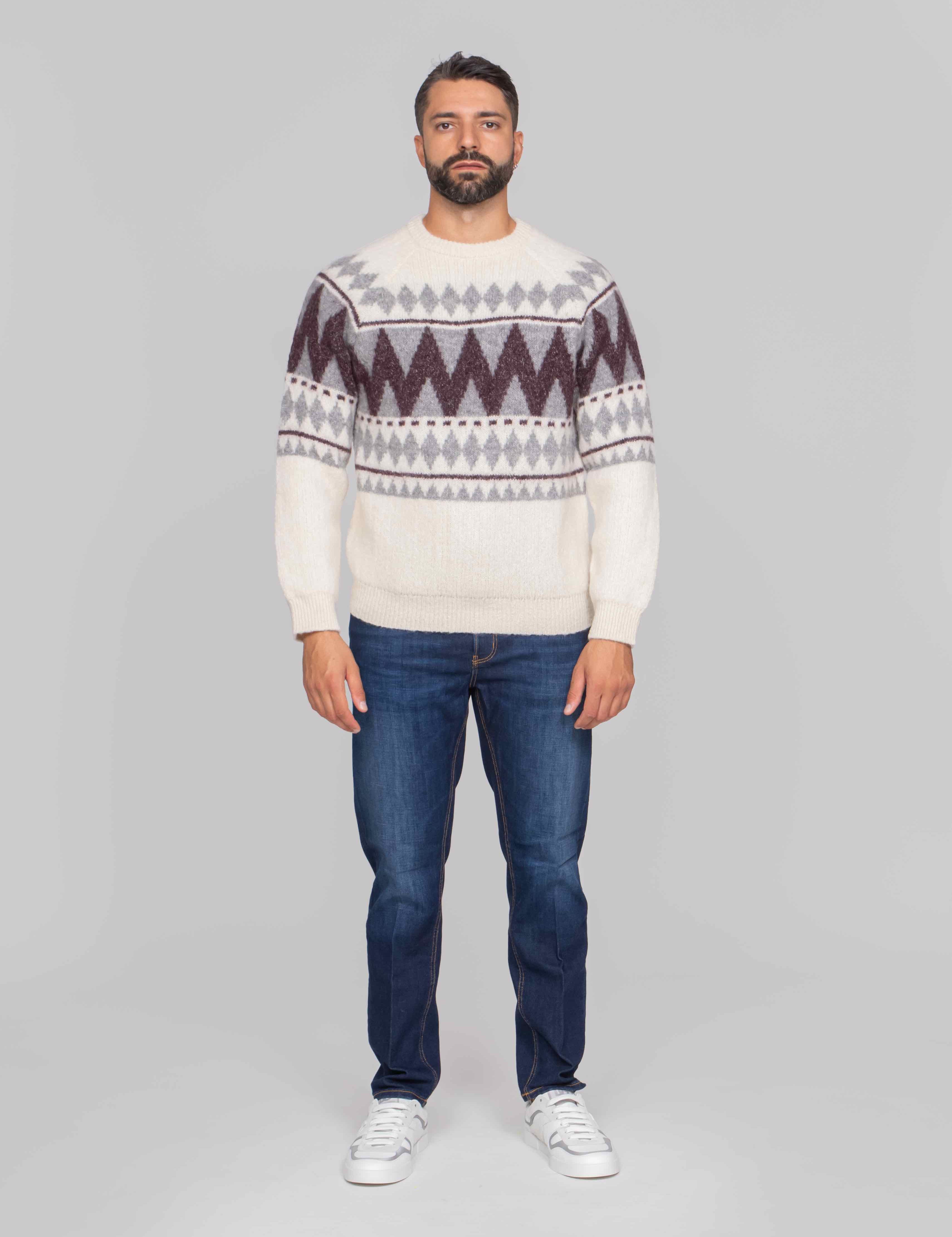 PESERICO MAGLIA TRICOT G03 BIANCO