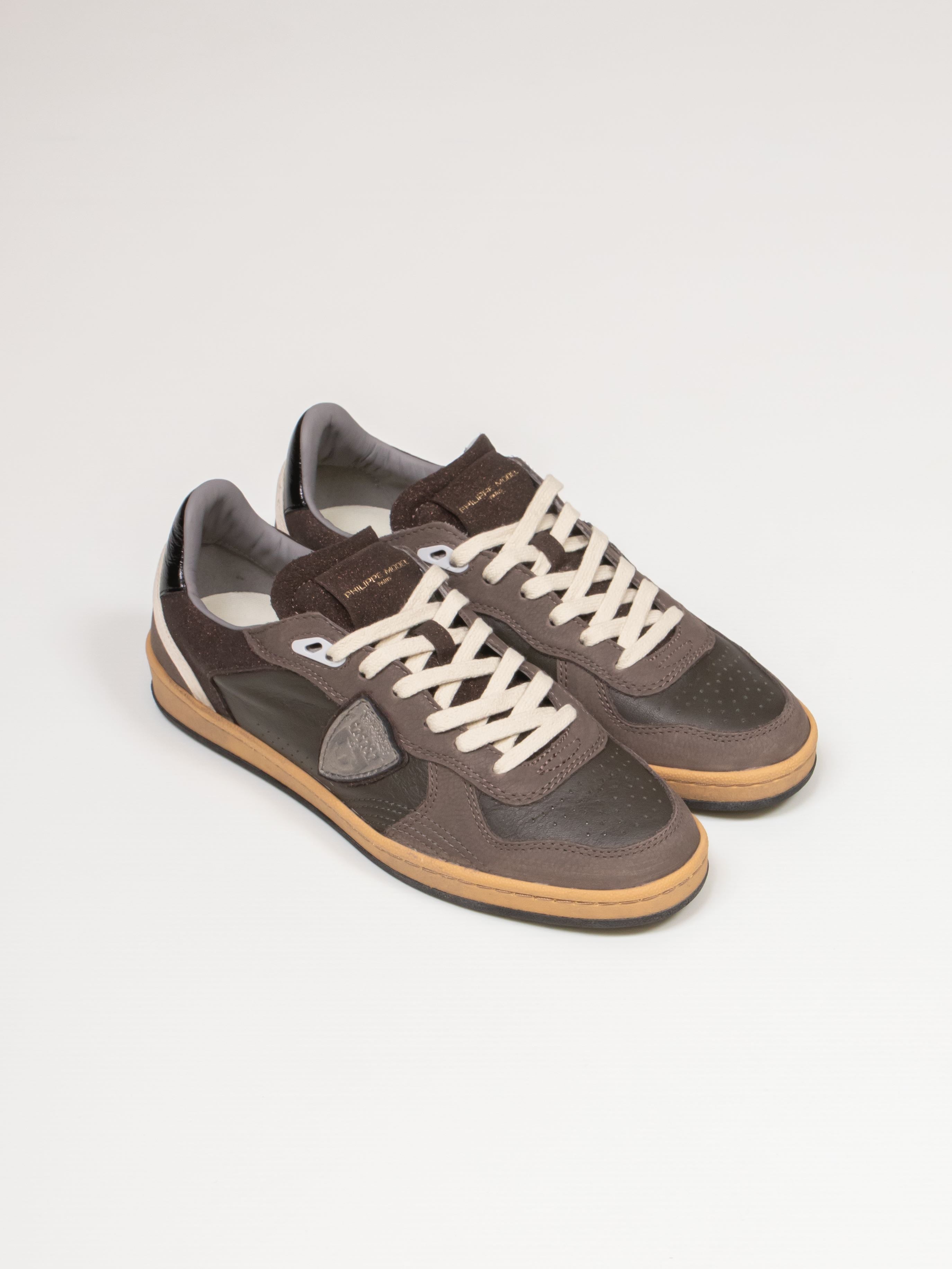 PHILIPPE MODEL SNEAKER PGAL LOW XG02 MIXAGE GLITTER BRUN