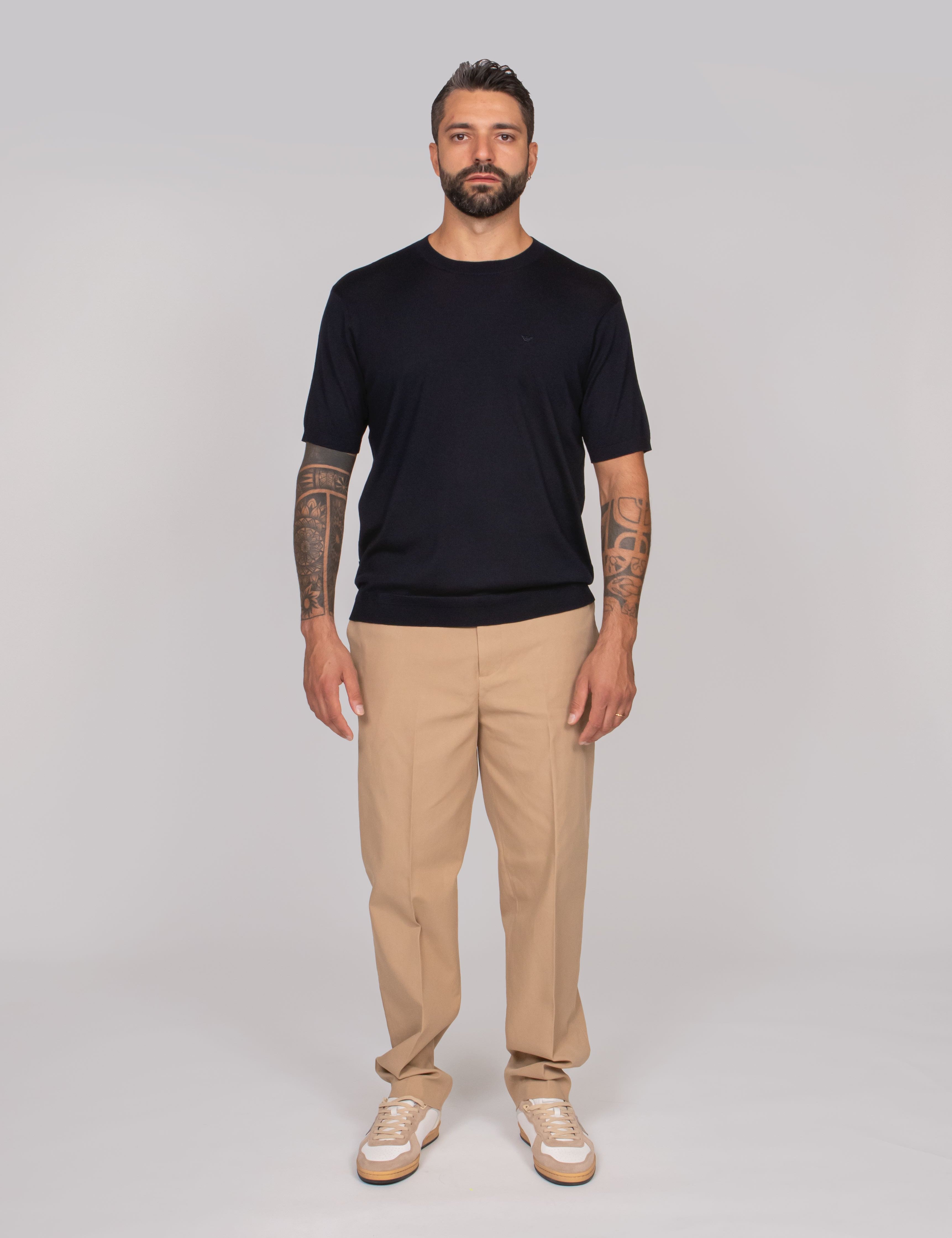 EMPORIO ARMANI MAGLIA UB118 ICONICO BLUE