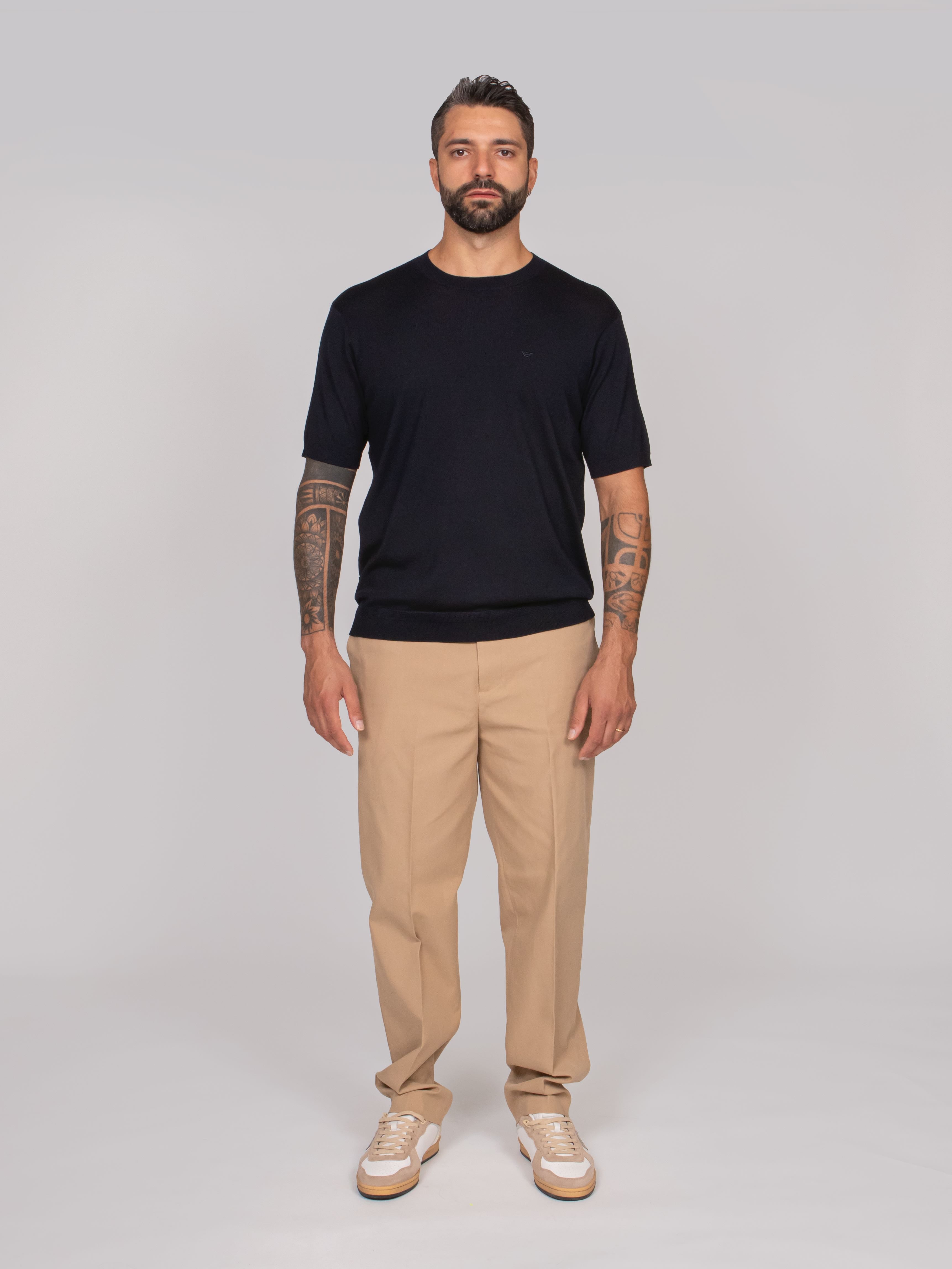 EMPORIO ARMANI MAGLIA UB118 ICONICO BLUE