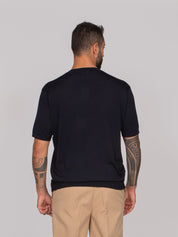 EMPORIO ARMANI MAGLIA UB118 ICONICO BLUE