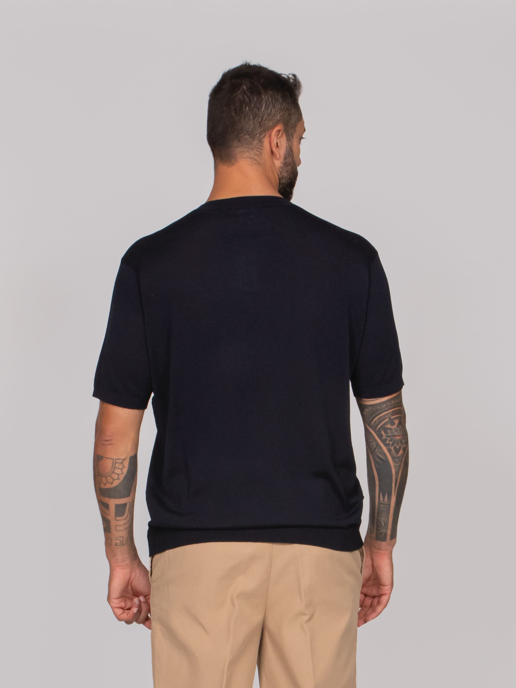 EMPORIO ARMANI MAGLIA UB118 ICONICO BLUE