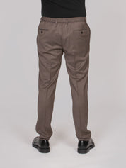 DOLCE & GABBANA PANTALONE S8230 MELANGE BIANCO-BEIGE