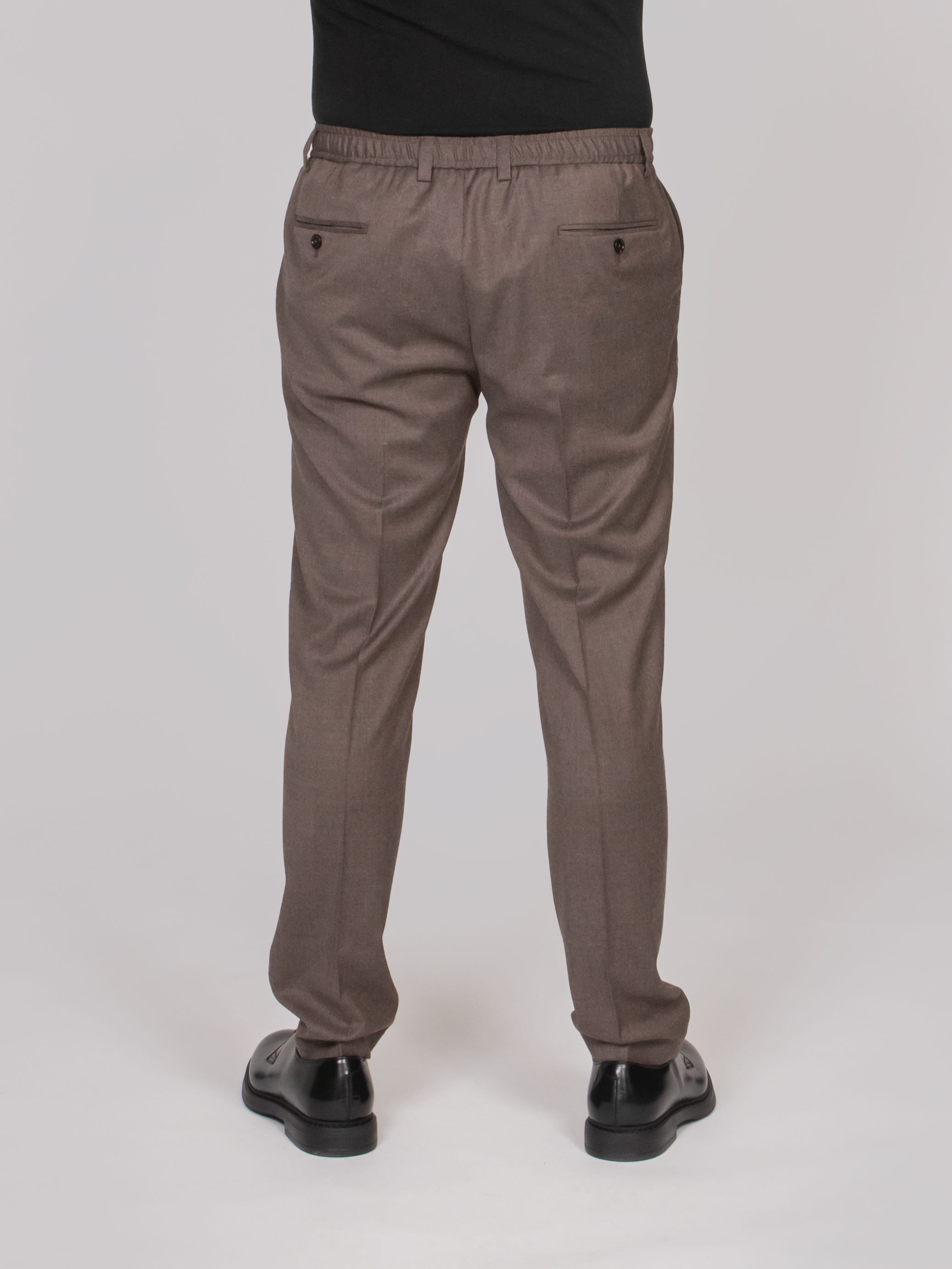 DOLCE & GABBANA PANTALONE S8230 MELANGE BIANCO-BEIGE