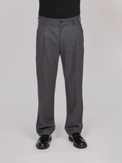 DOLCE & GABBANA PANTALONE S8292 MELANGE GRIGIO