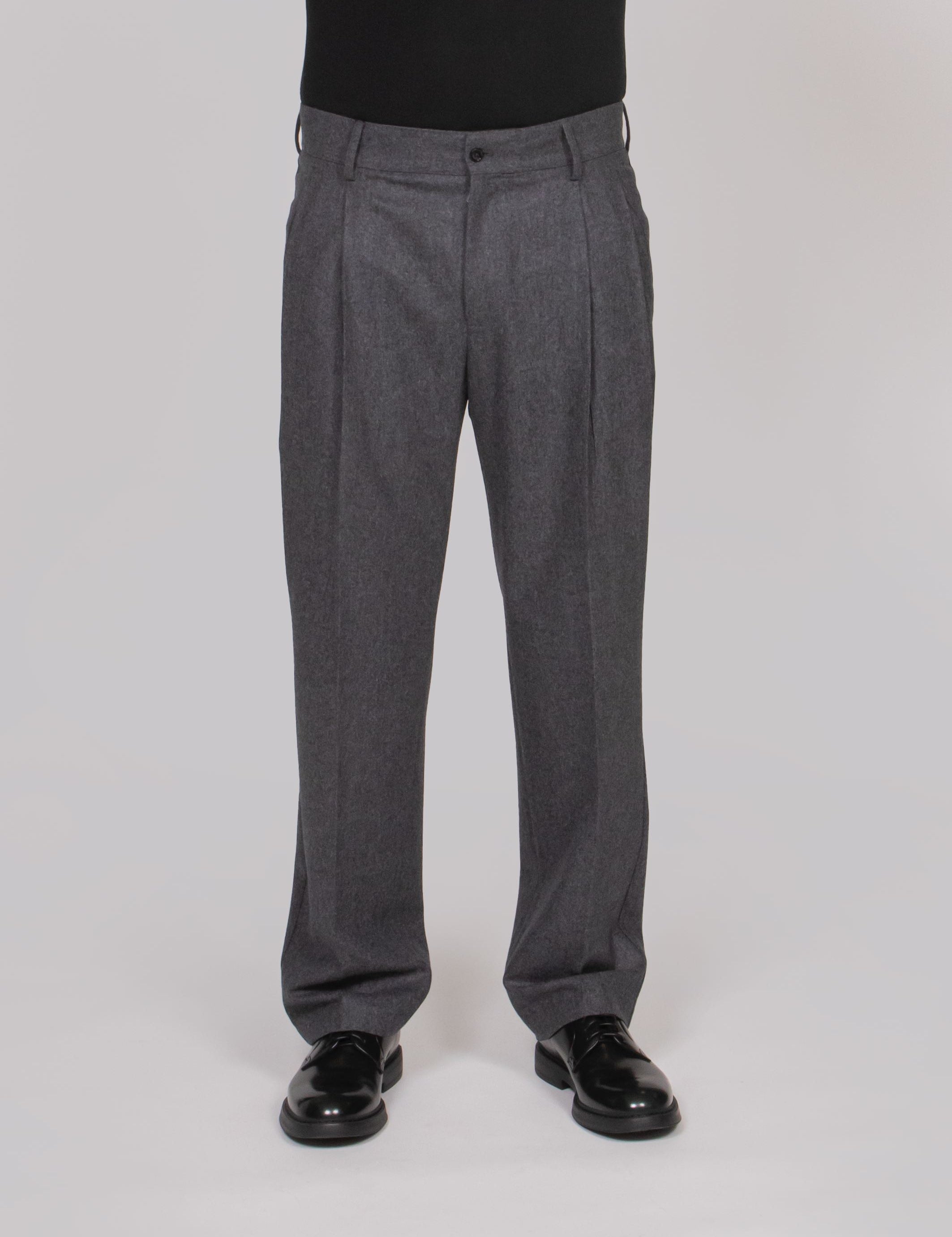 DOLCE & GABBANA PANTALONE S8292 MELANGE GRIGIO