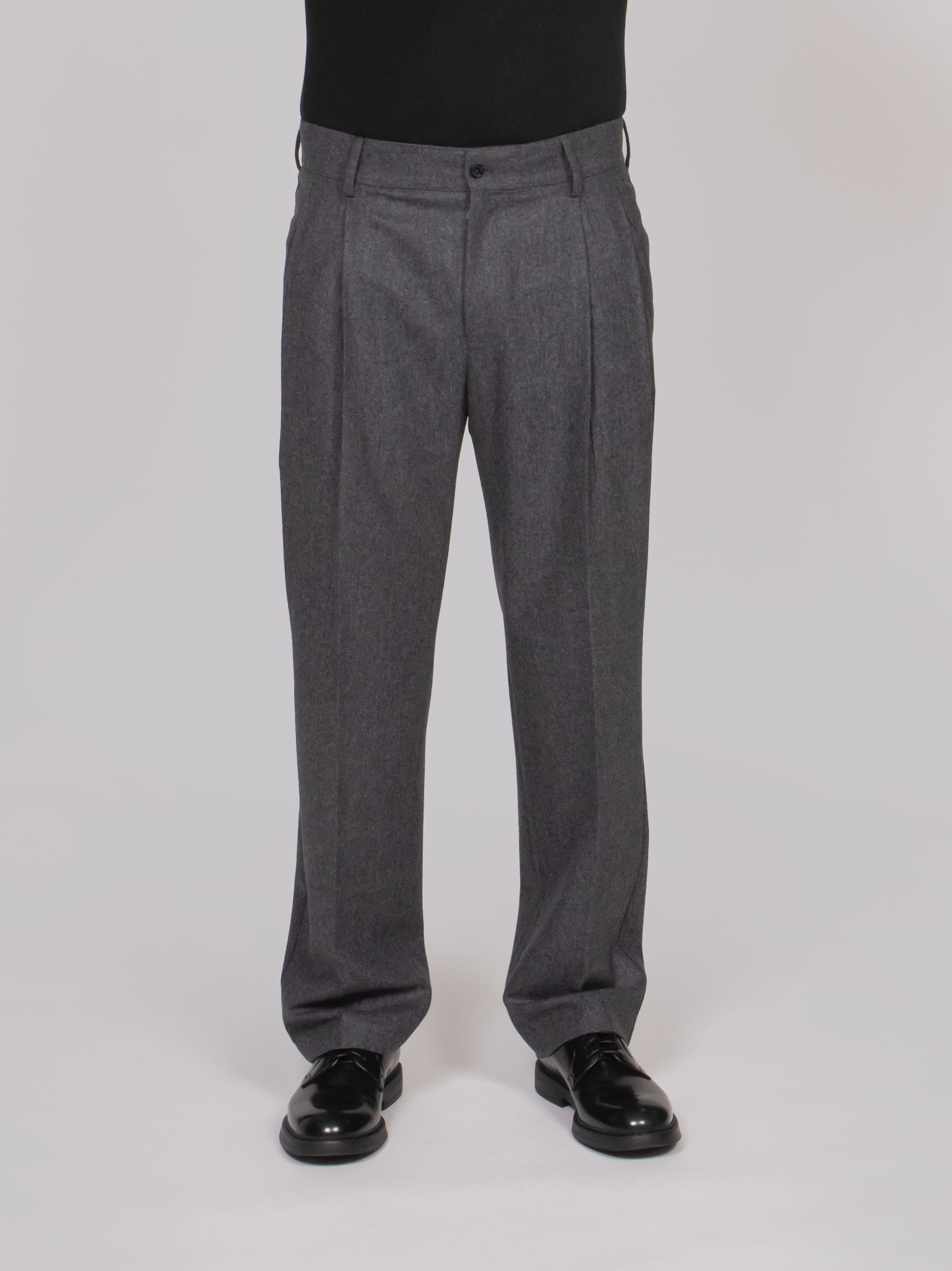 DOLCE & GABBANA PANTALONE S8292 MELANGE GRIGIO
