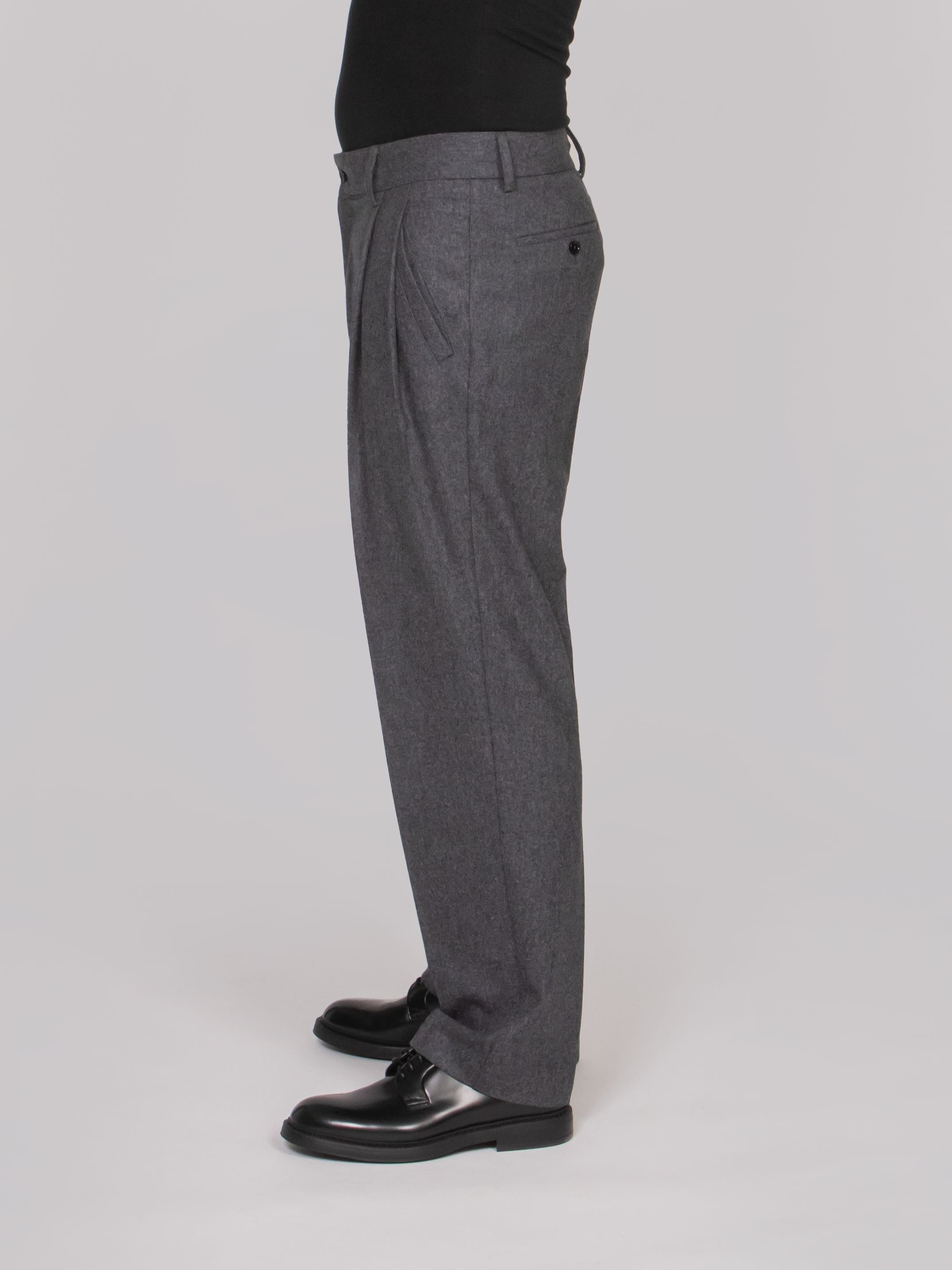 DOLCE & GABBANA PANTALONE S8292 MELANGE GRIGIO