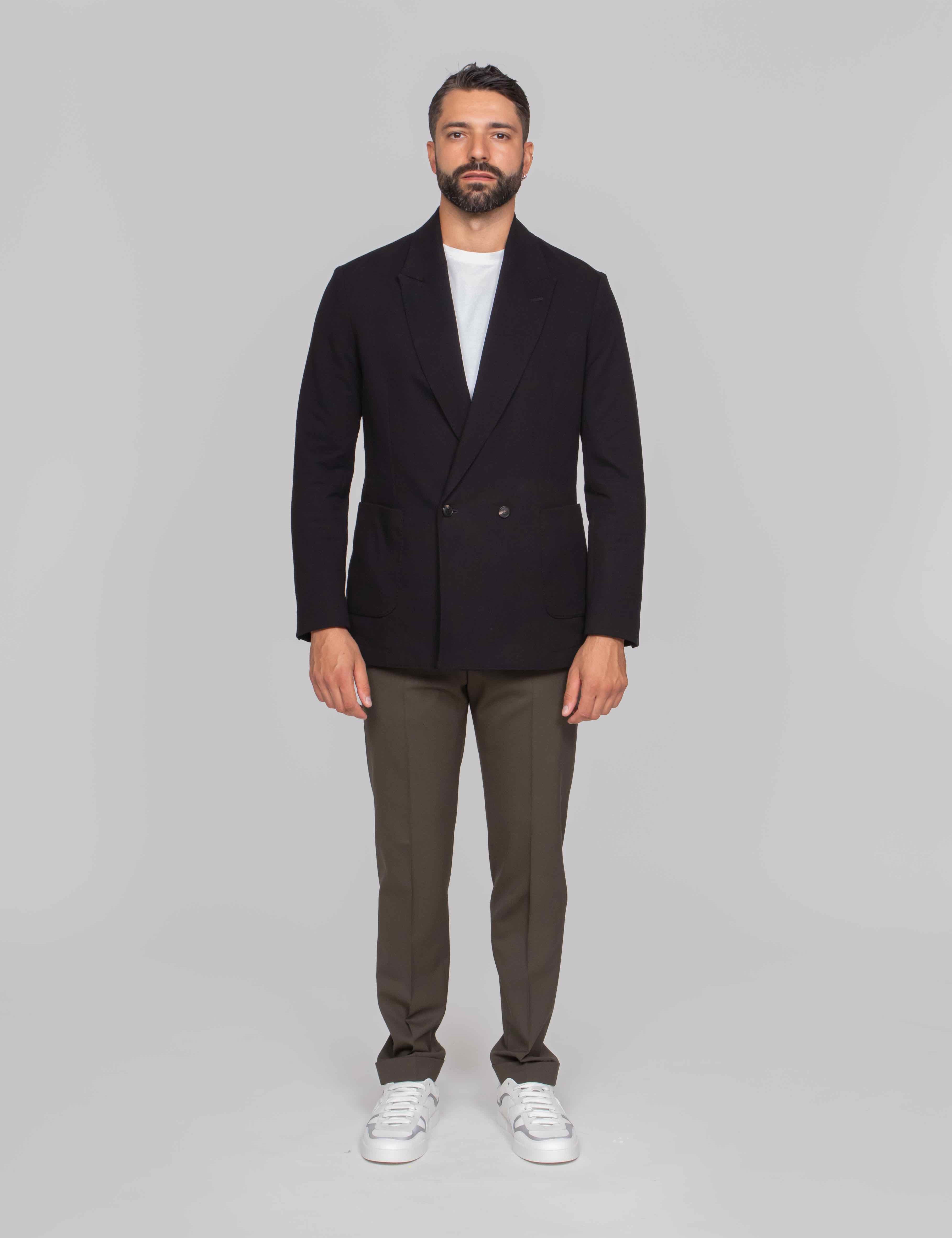 CIRCOLO 1901 GIACCA DOUBLE-BREASTED 001 NERO