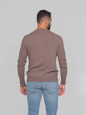 BALLANTYNE MAGLIA GIROCOLLO 94545 TORTORA/BROWN