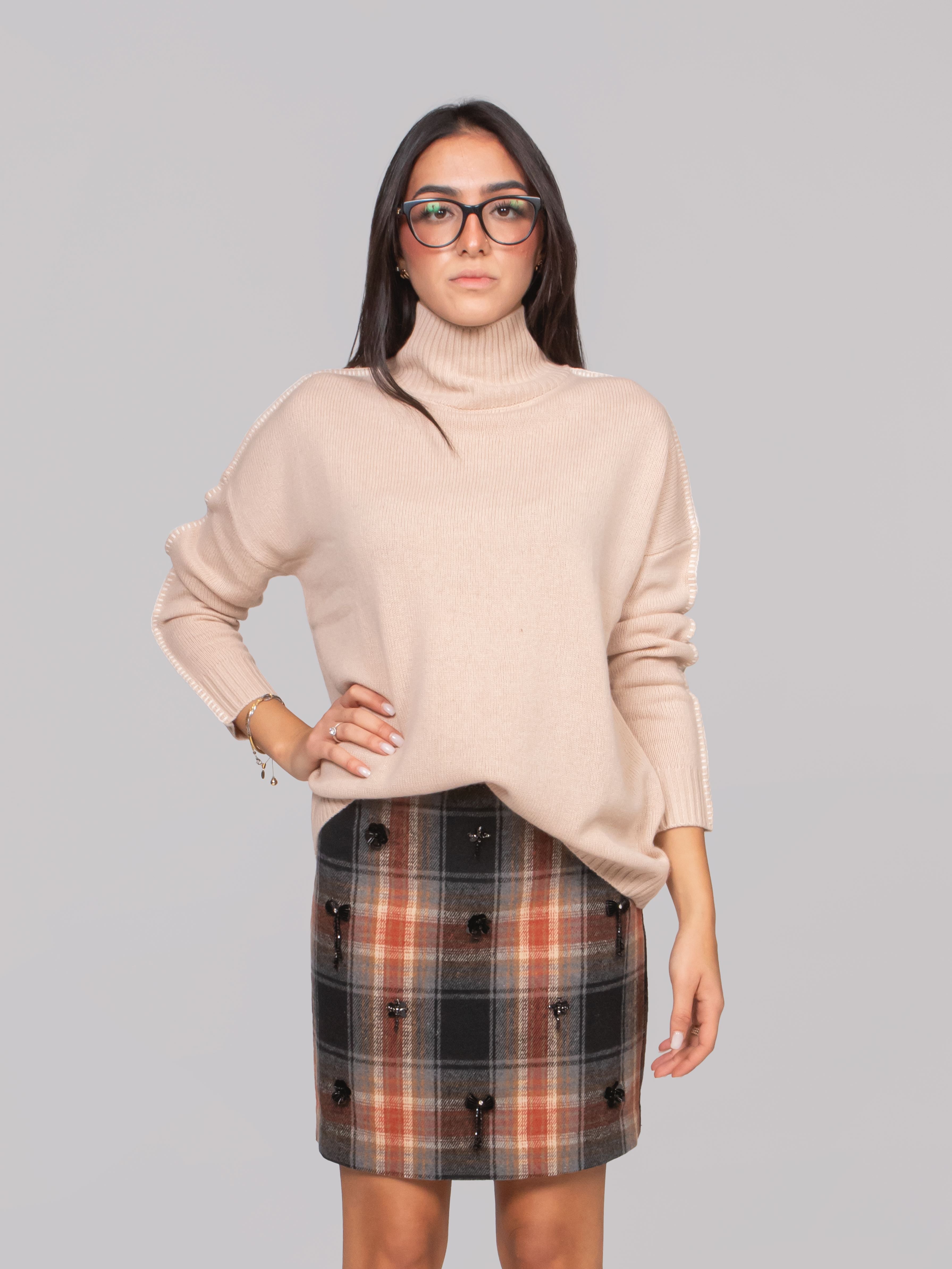 NENETTE MAGLIA 0690 CHAMPAGNE