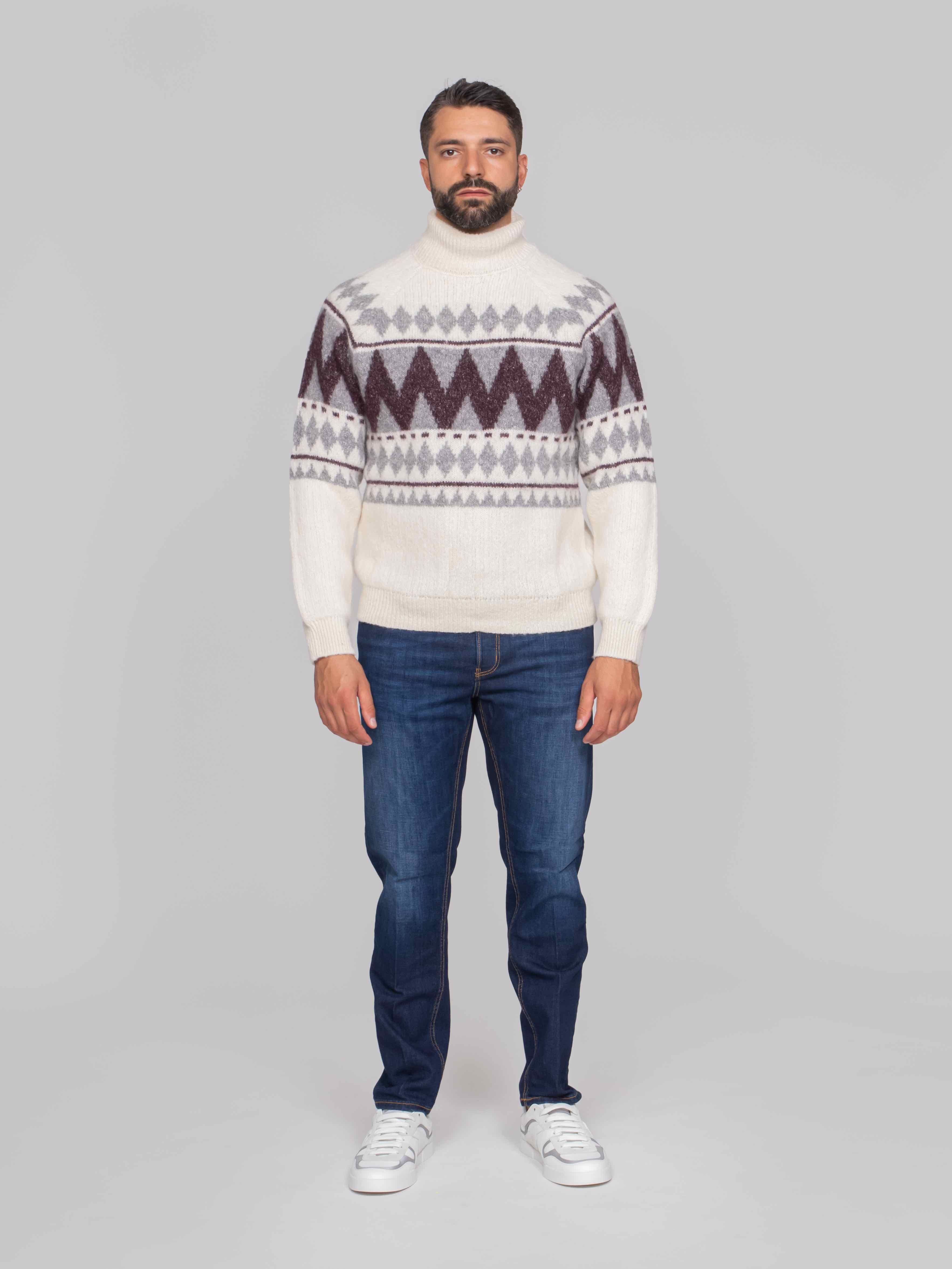 PESERICO MAGLIA TRICOT G03 BIANCO