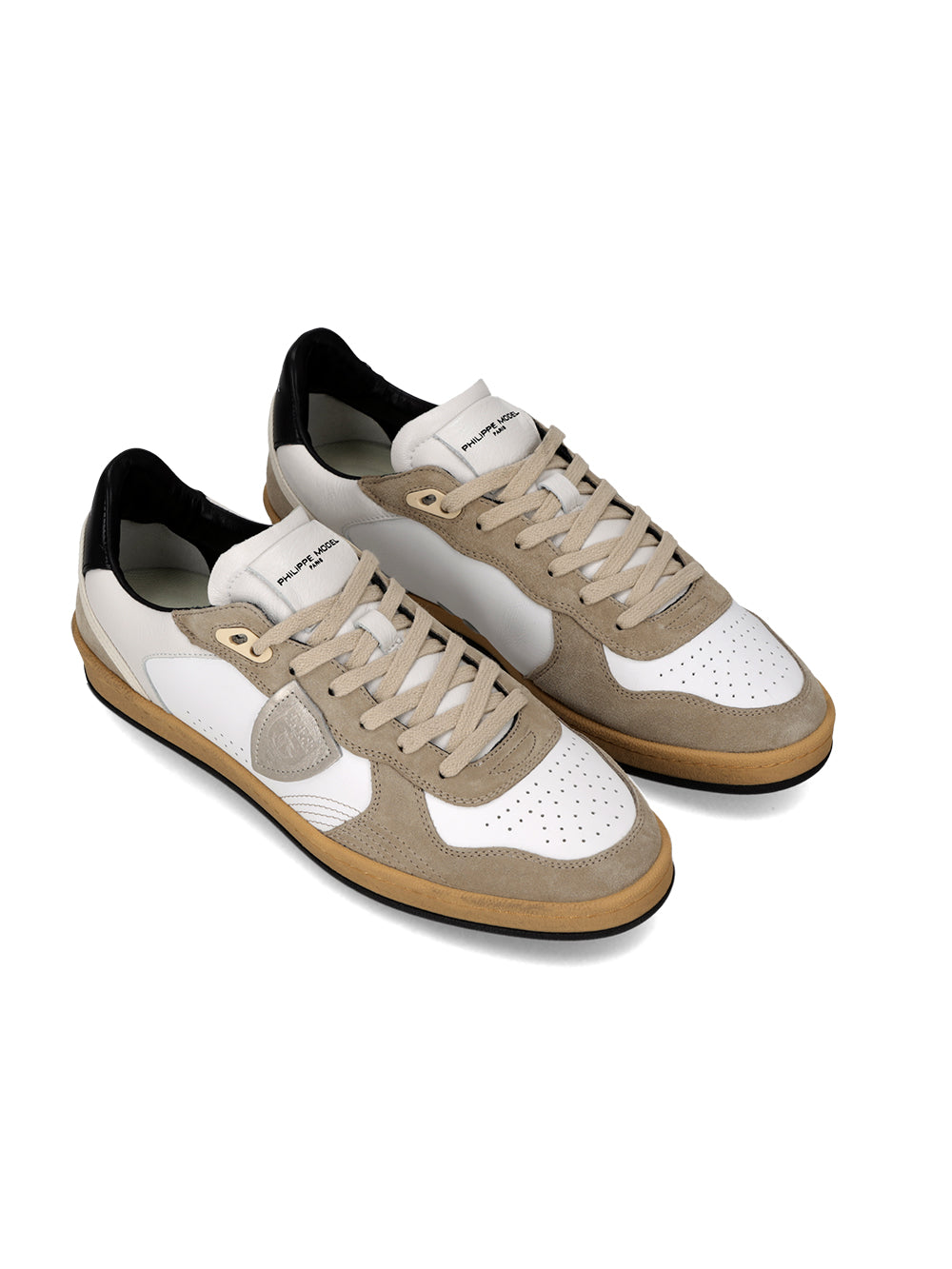 PHILIPPE MODEL SNEAKER PGAL LOW MAN  VD05 BLANC/BEIGE