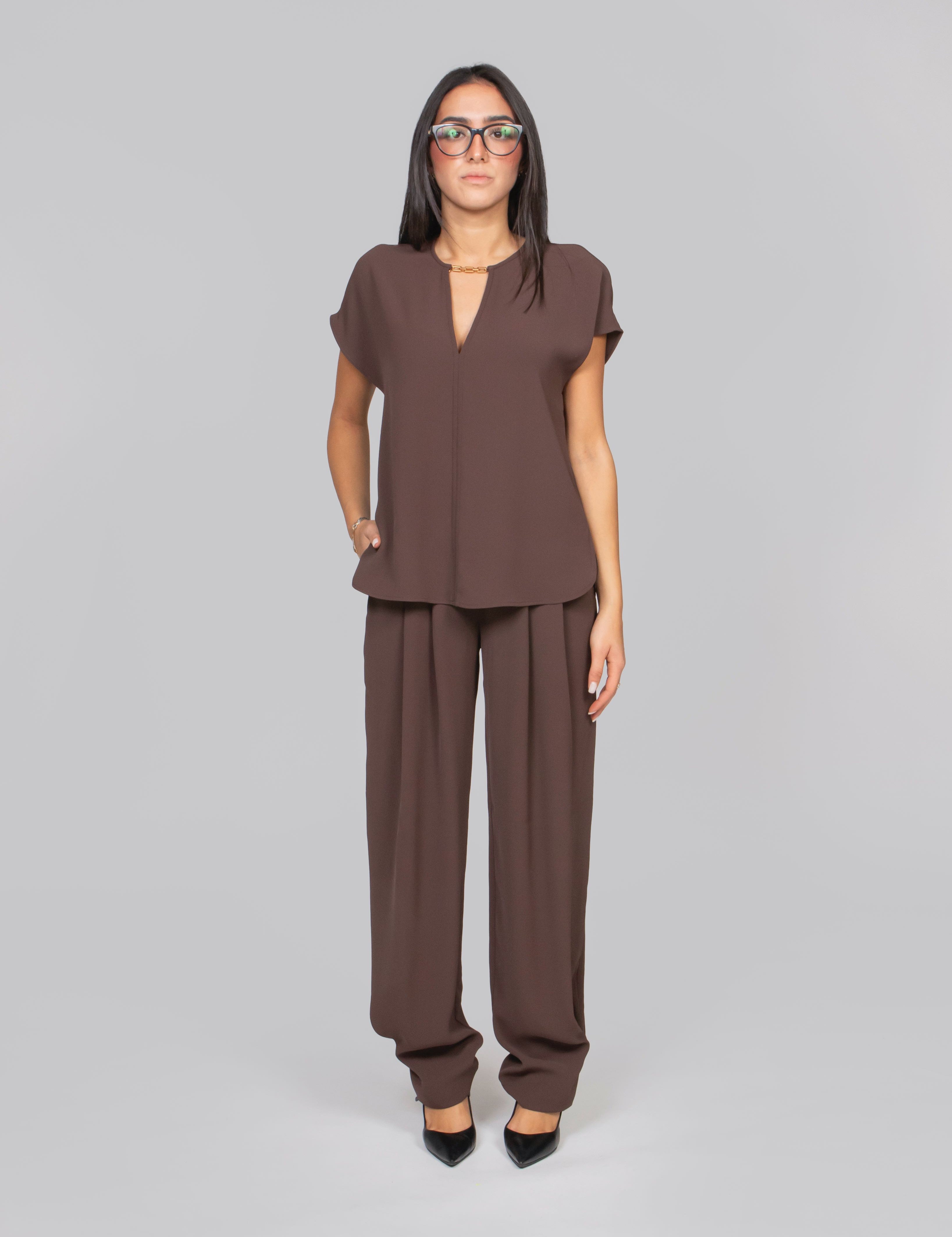 NENETTE BLUSA 0604 CACAO