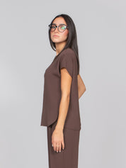 NENETTE BLUSA 0604 CACAO