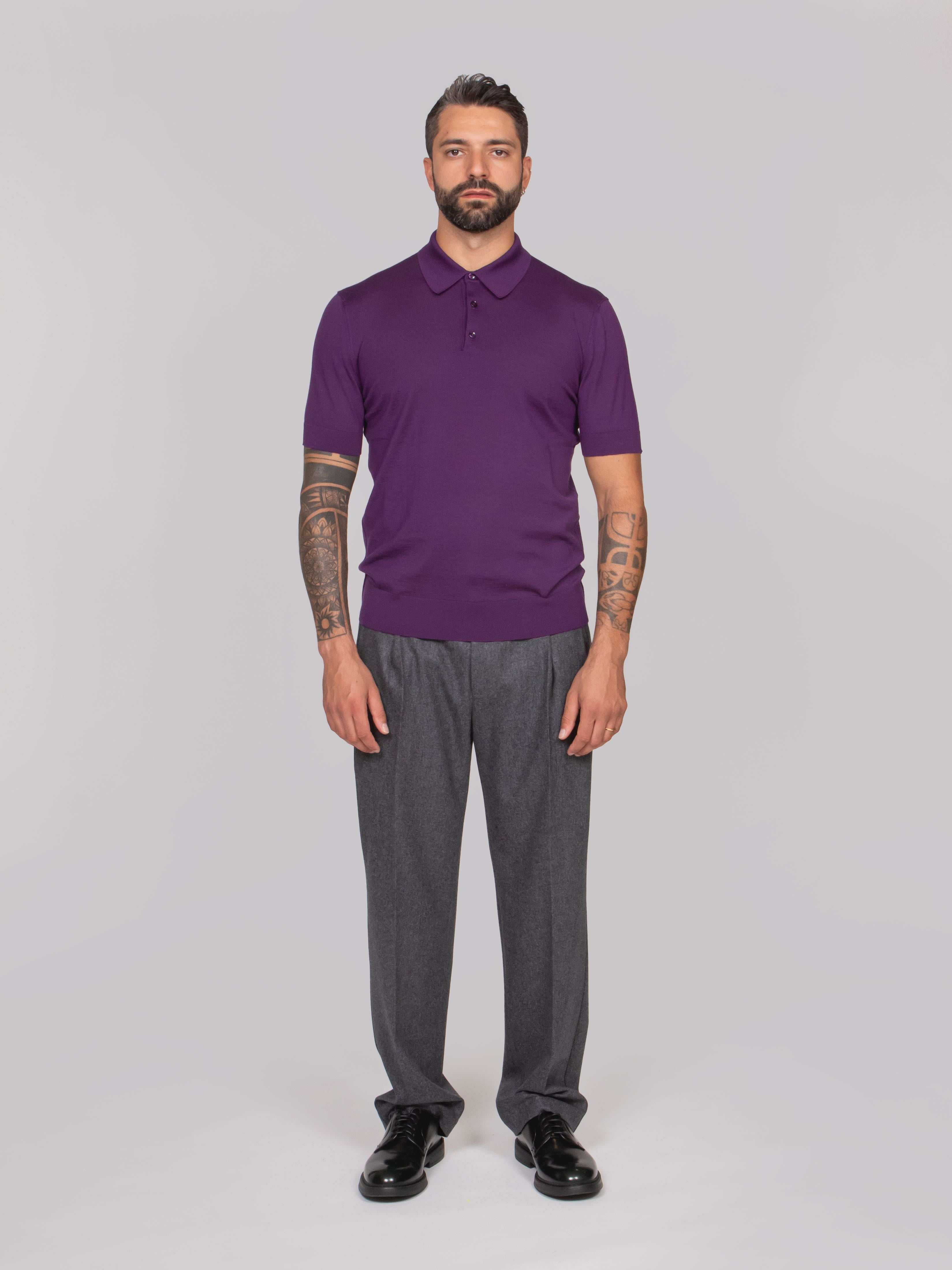 DOLCE & GABBANA POLO  F0373 VIOLA