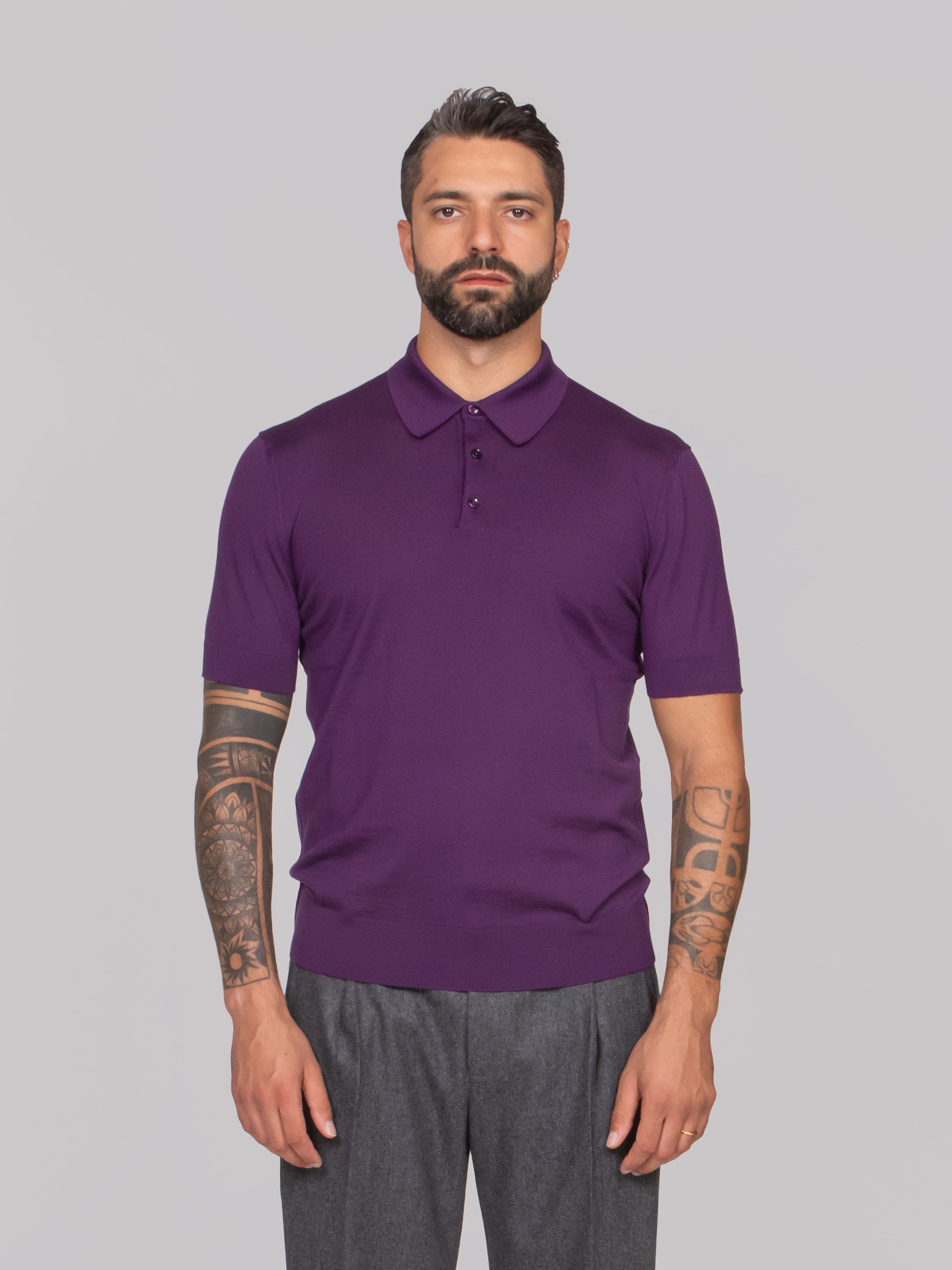 DOLCE & GABBANA POLO  F0373 VIOLA
