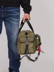DSQUARED2 BORSONE M682 MILITARE+NERO