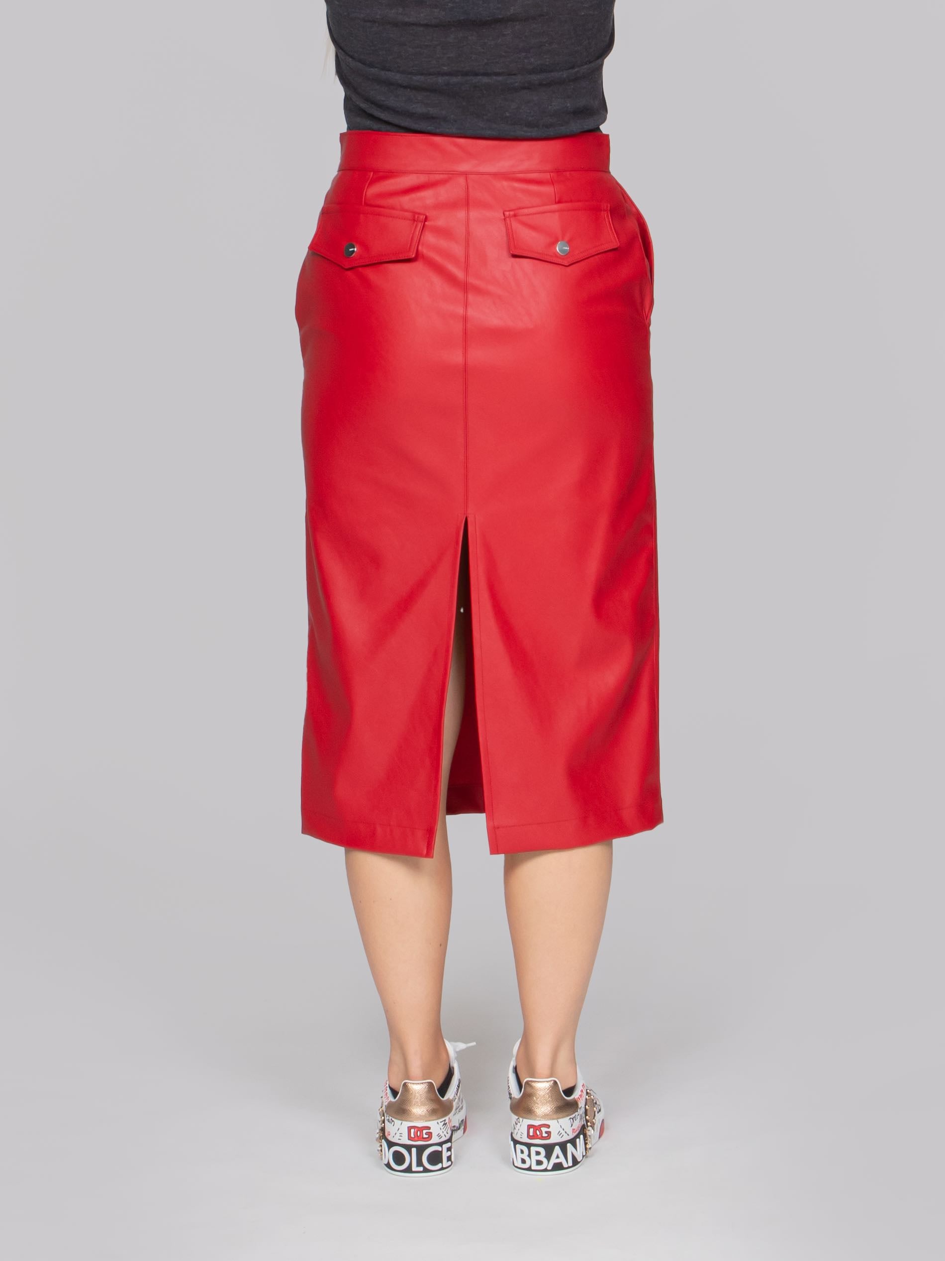 PINKO GONNA R45 ROSSOROSA PORPORA