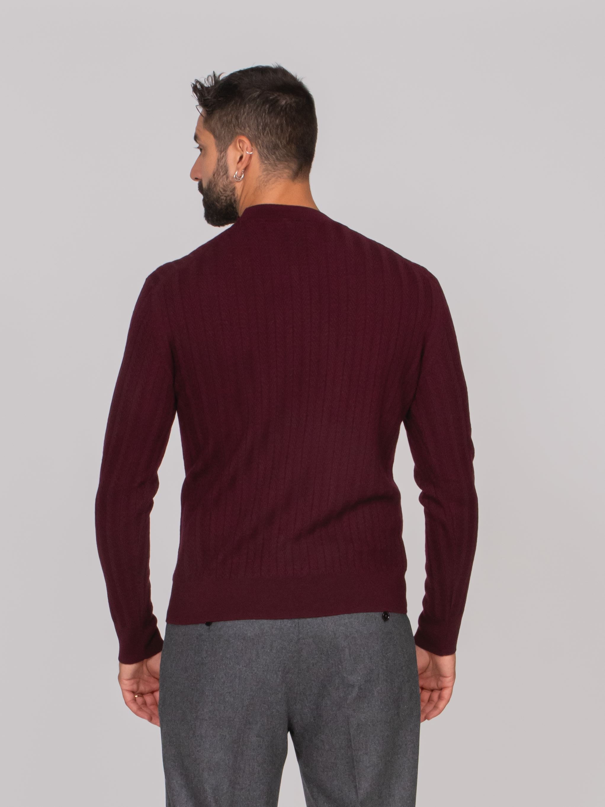 PAOLO PECORA MAGLIA GIROCOLLO 7635 AMETISTA