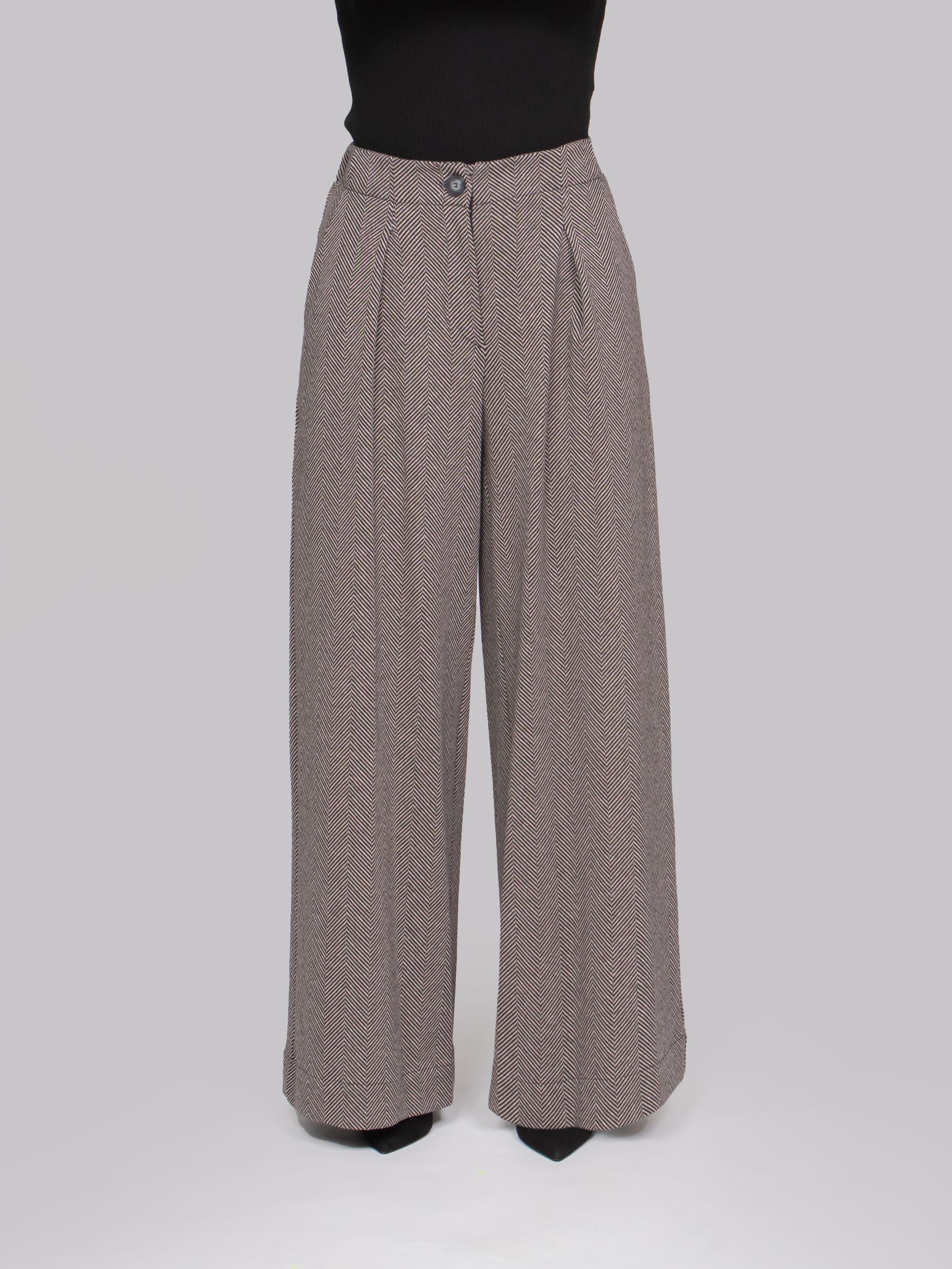 OBLO' PANTALONE CON ZIP 0511 FANTASIA