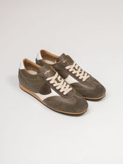 PHILIPPE MODEL SNEAKER PLANCHE LOW V007 VEAU DAIM VERT