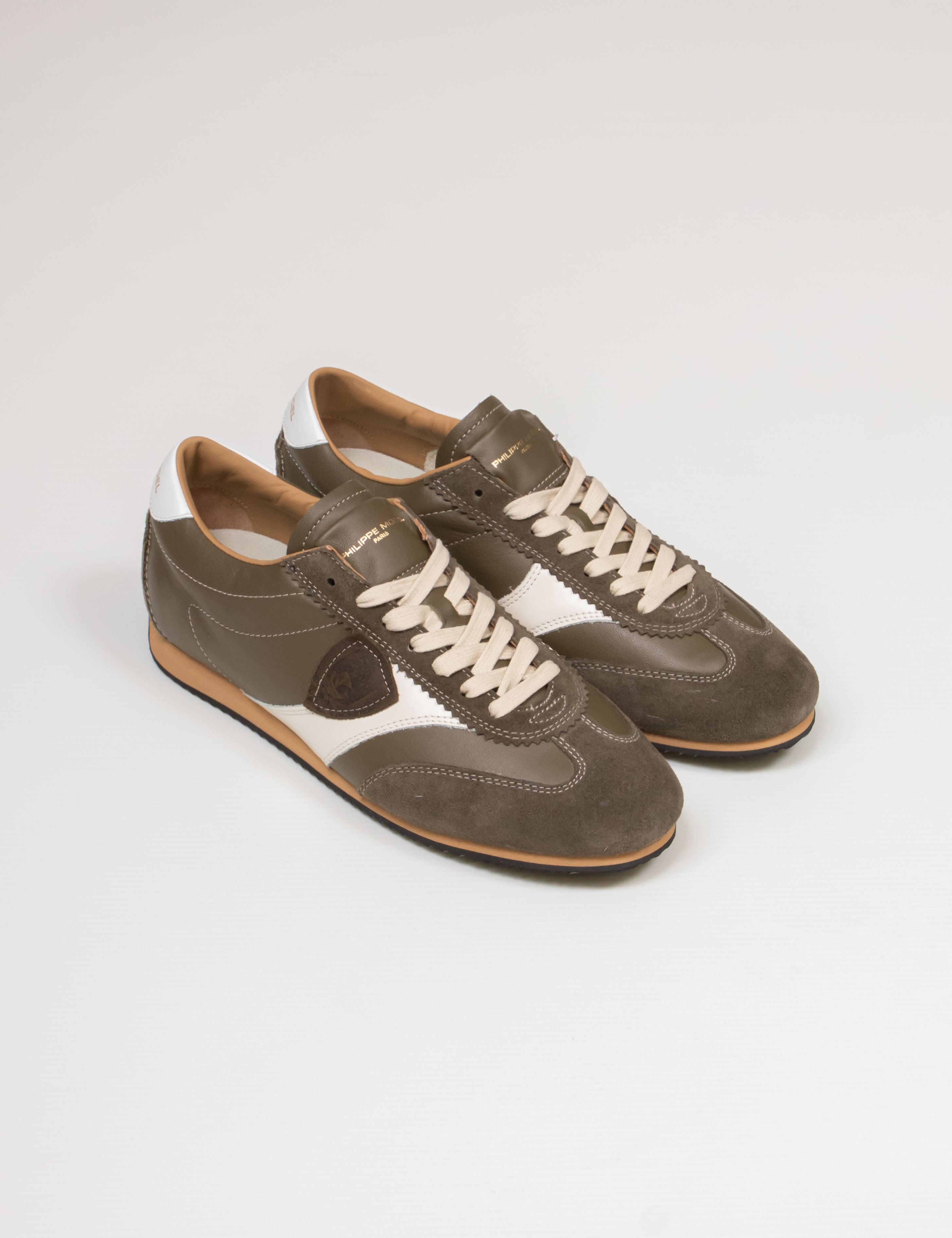 PHILIPPE MODEL SNEAKER PLANCHE LOW V007 VEAU DAIM VERT