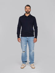 DOLCE & GABBANA POLO B0665 BLU SCURISSIMO