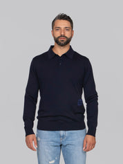 DOLCE & GABBANA POLO B0665 BLU SCURISSIMO