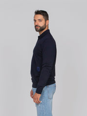 DOLCE & GABBANA POLO B0665 BLU SCURISSIMO
