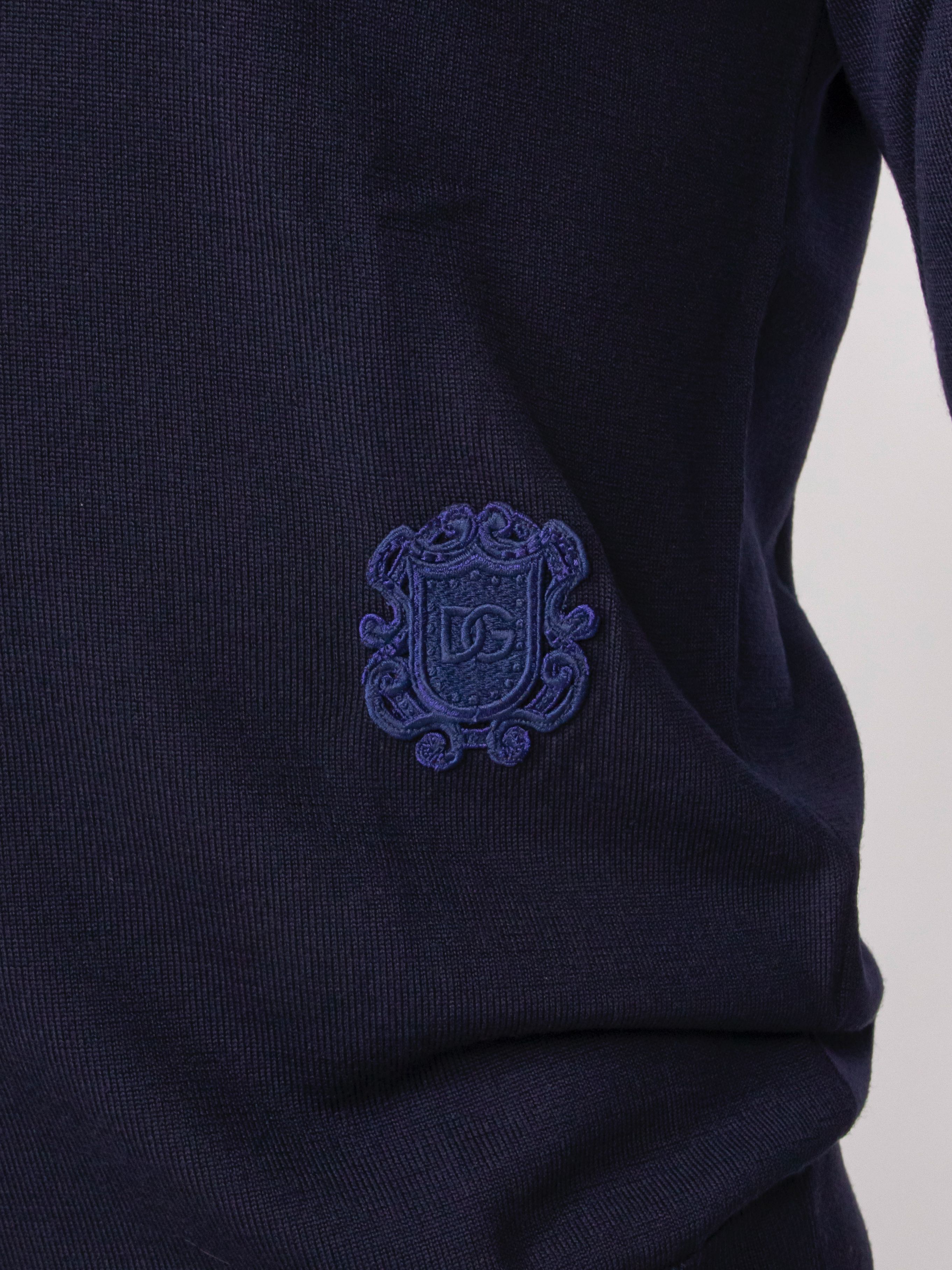 DOLCE & GABBANA POLO B0665 BLU SCURISSIMO