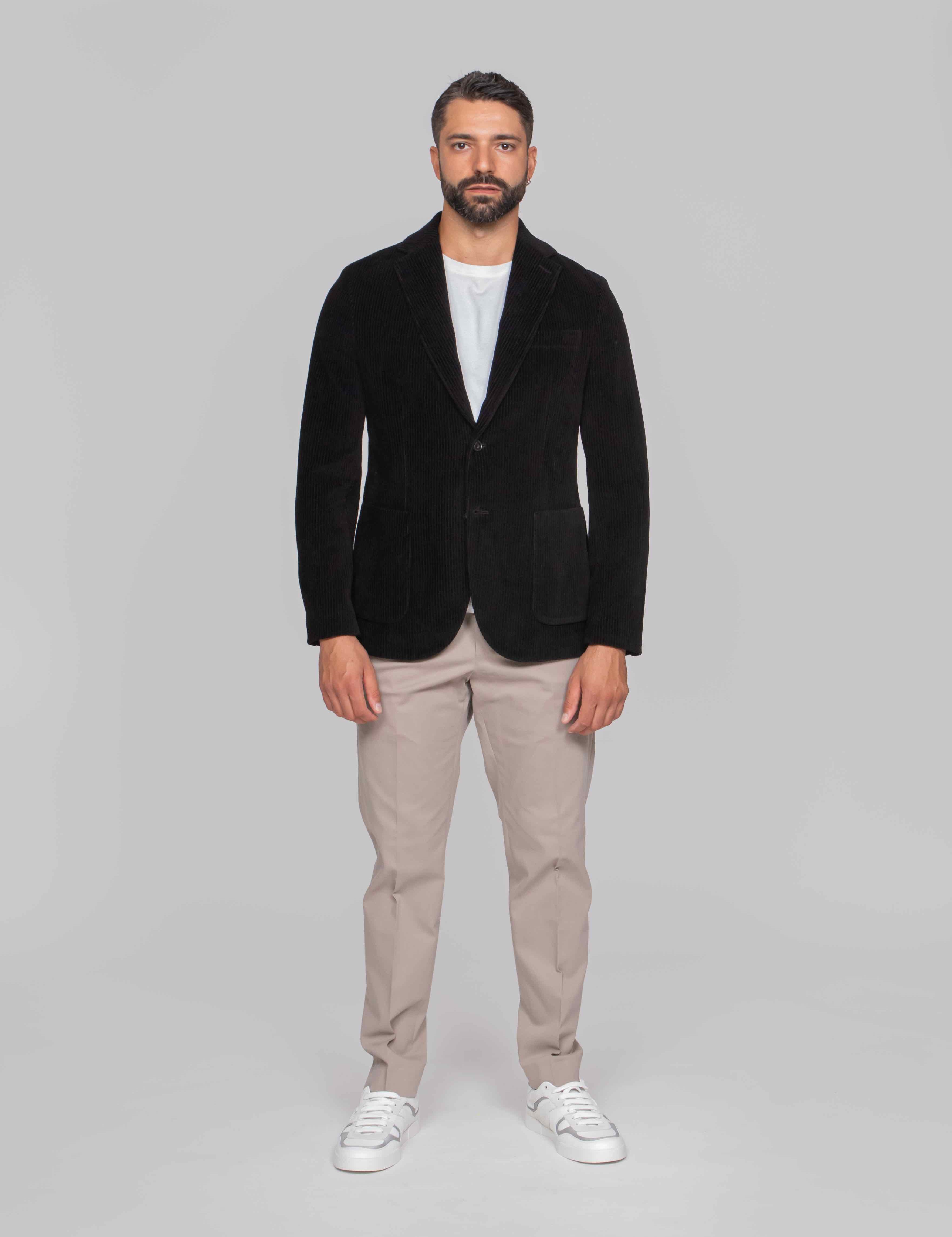 CIRCOLO 1901 GIACCA T.CORDUROY 001 NERO
