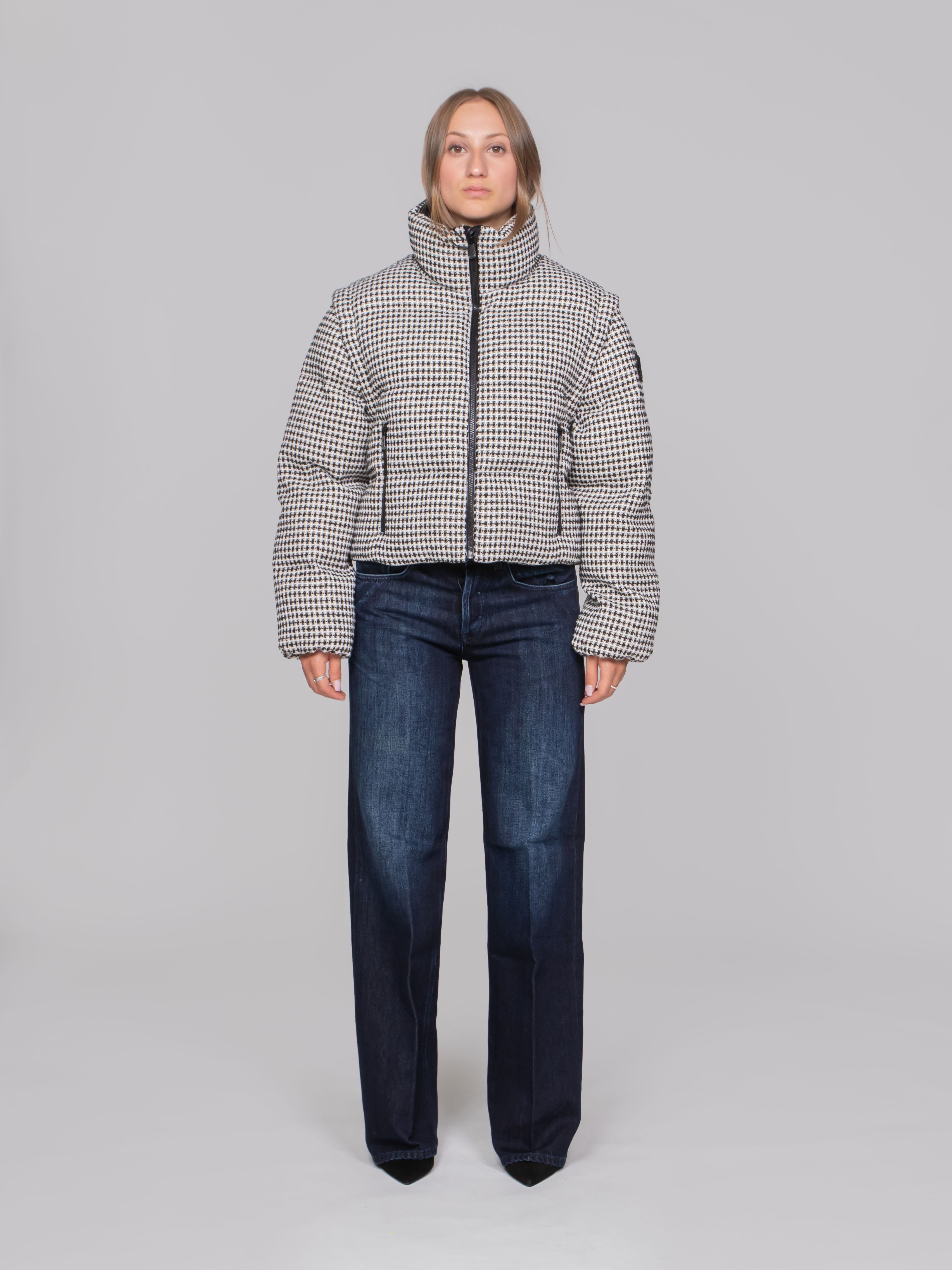 PINKO PIUMINO ZZ2 NERO/BIANCO