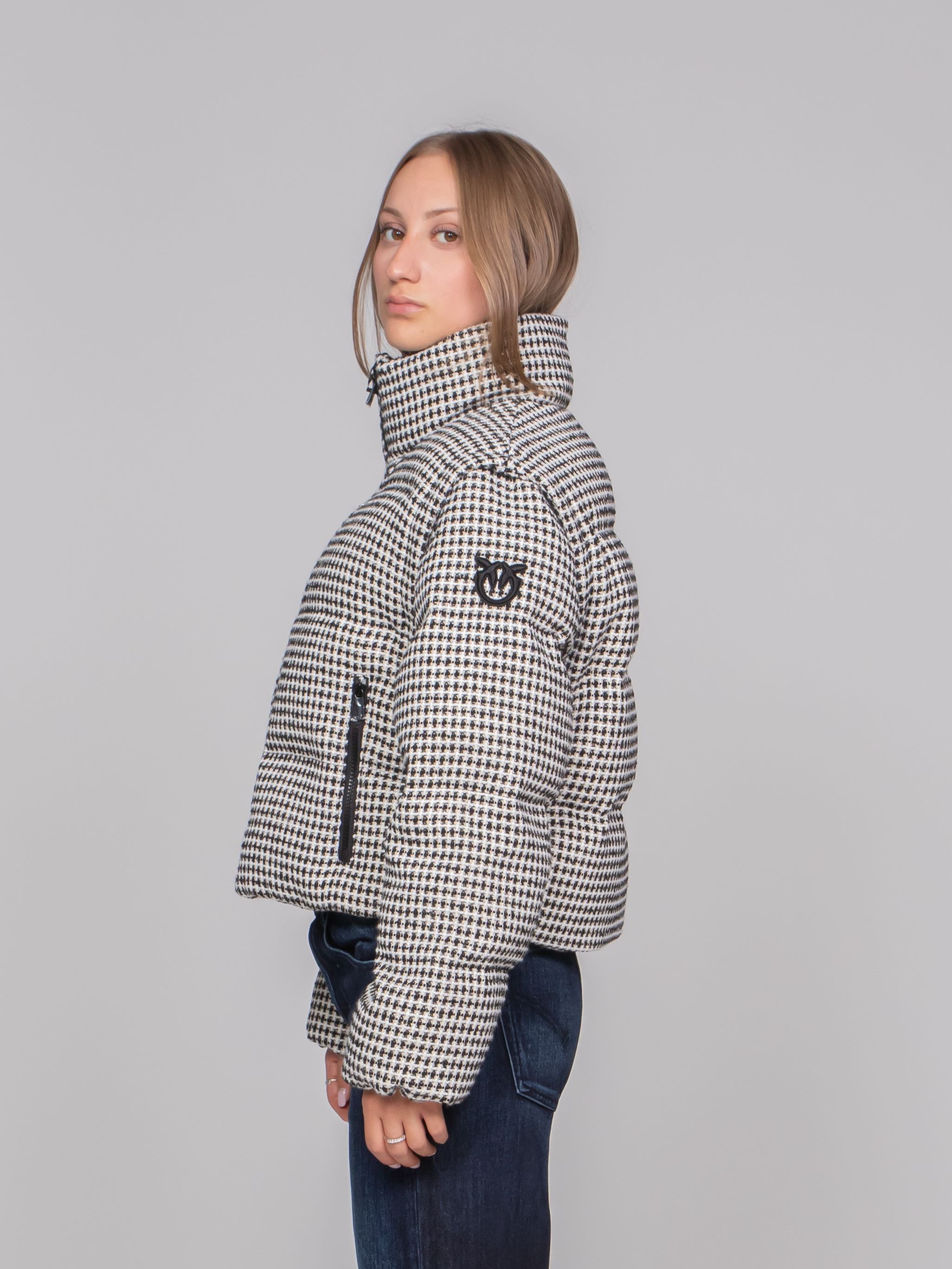 PINKO PIUMINO ZZ2 NERO/BIANCO