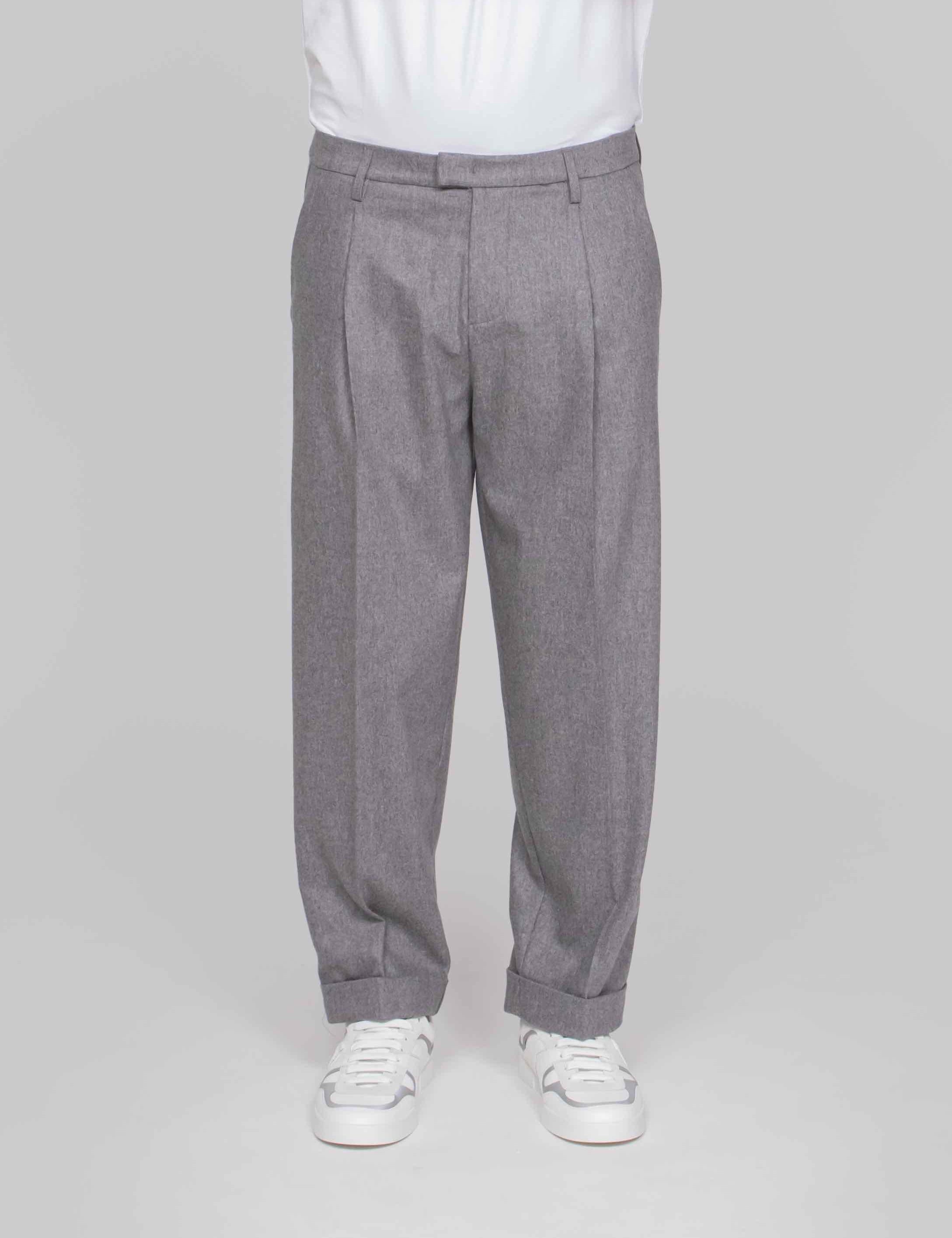DONDUP PANTALONE REGULAR CHINO 979 GRIGIO