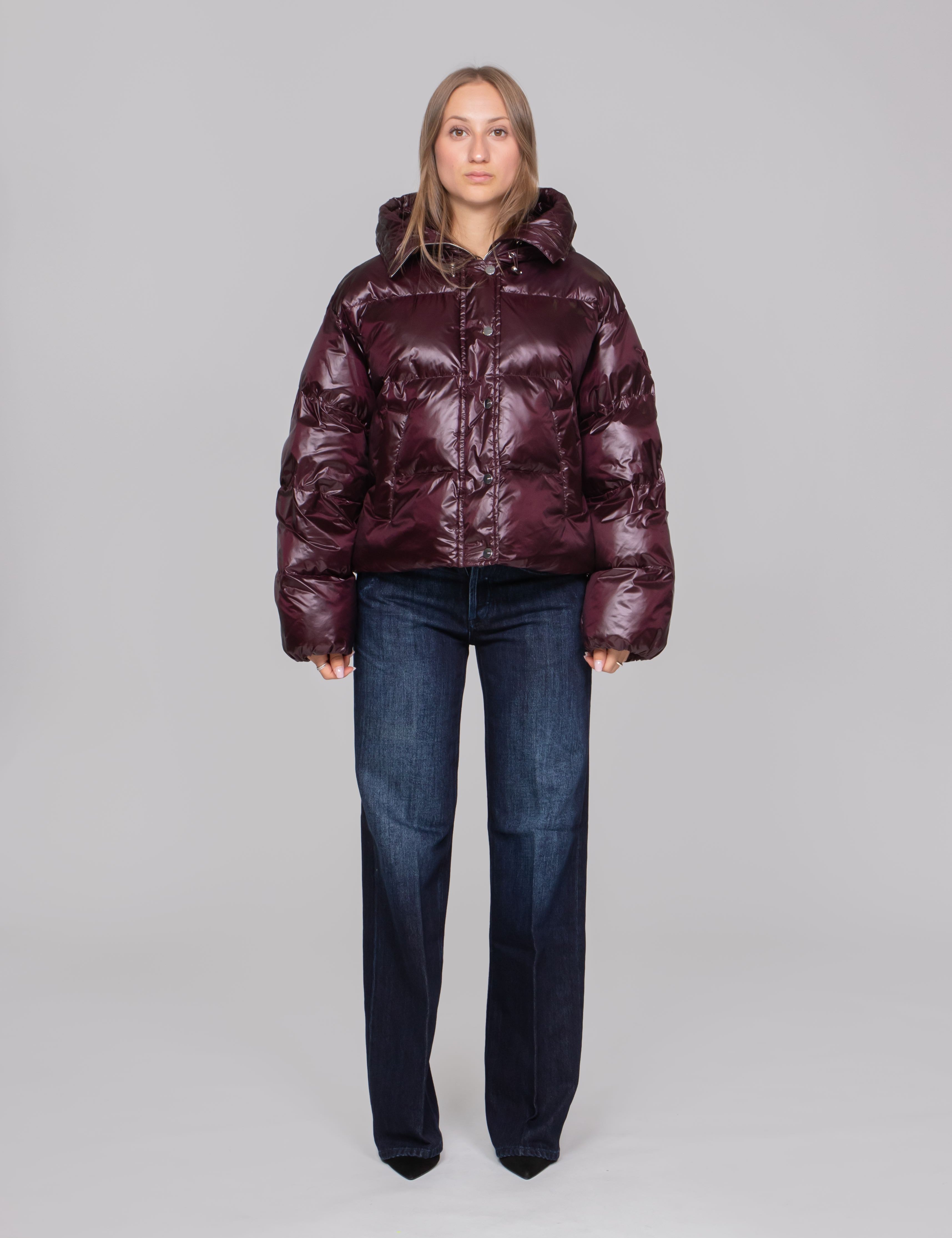 PINKO PIUMINO RR7 BORDEAUX SCURO