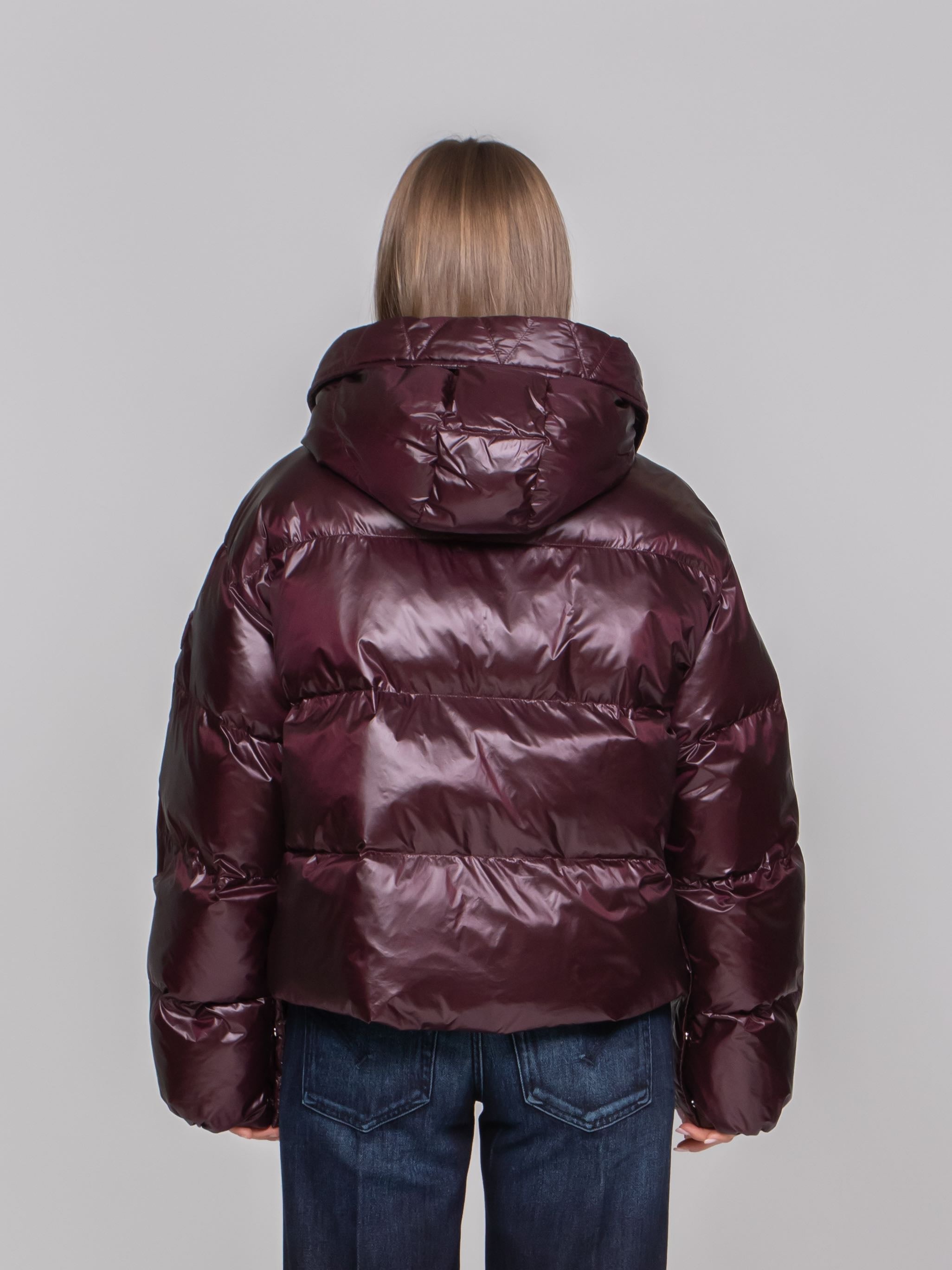 PINKO PIUMINO RR7 BORDEAUX SCURO