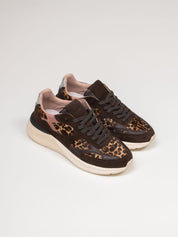 DATE SNEAKER LW LEOPARD BROWN